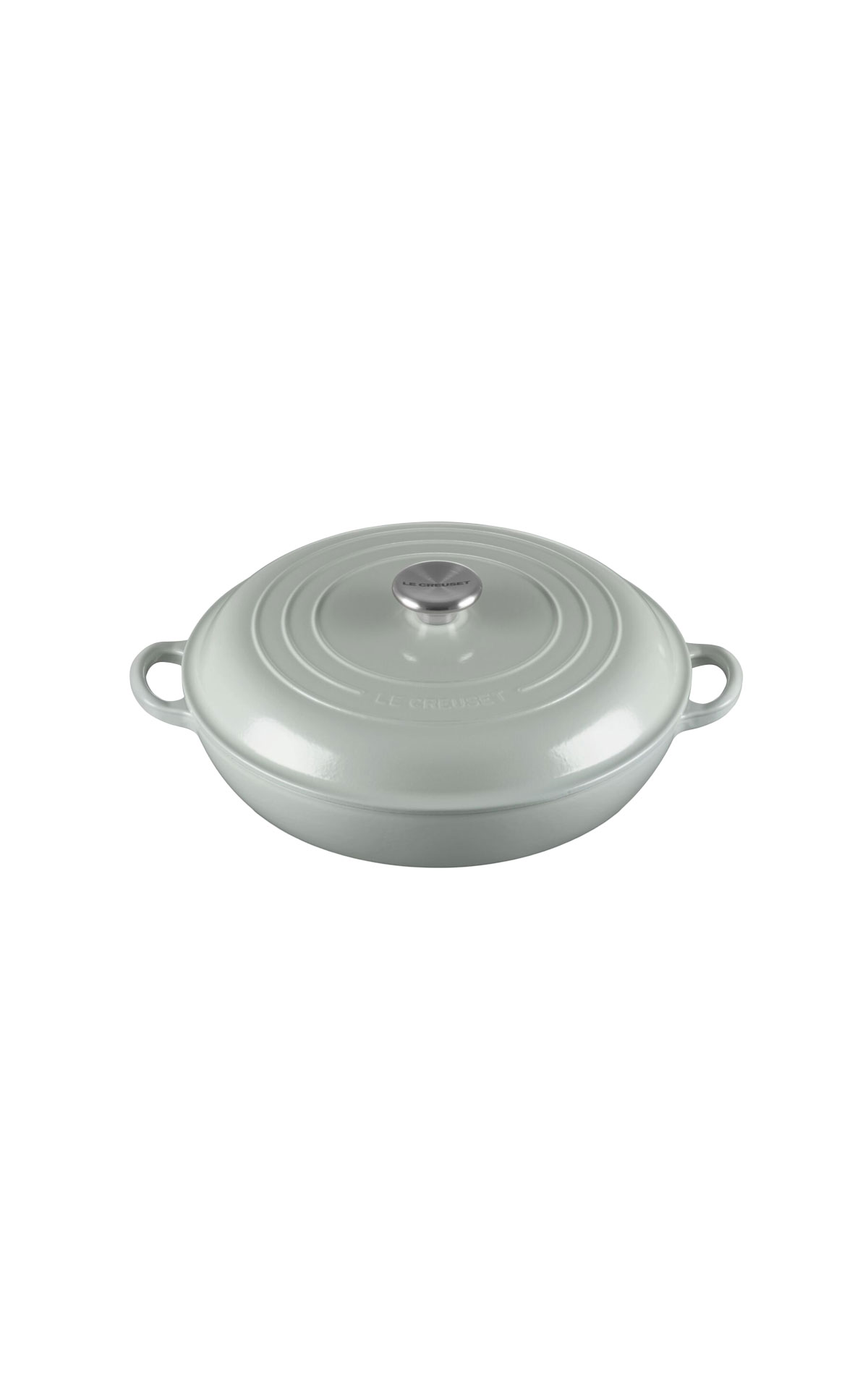 Le Creuset Shallow casserole 30cm pistache from Bicester Village