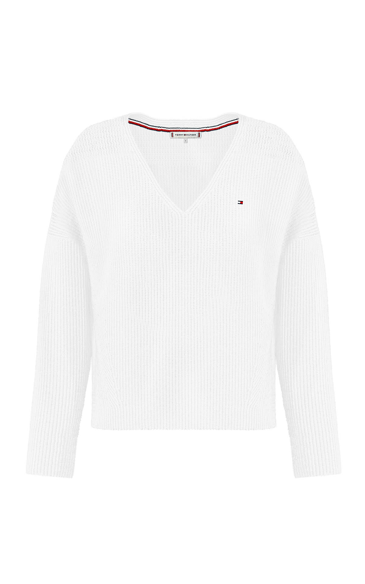 White V-neck sweater Tommy Hilfiger