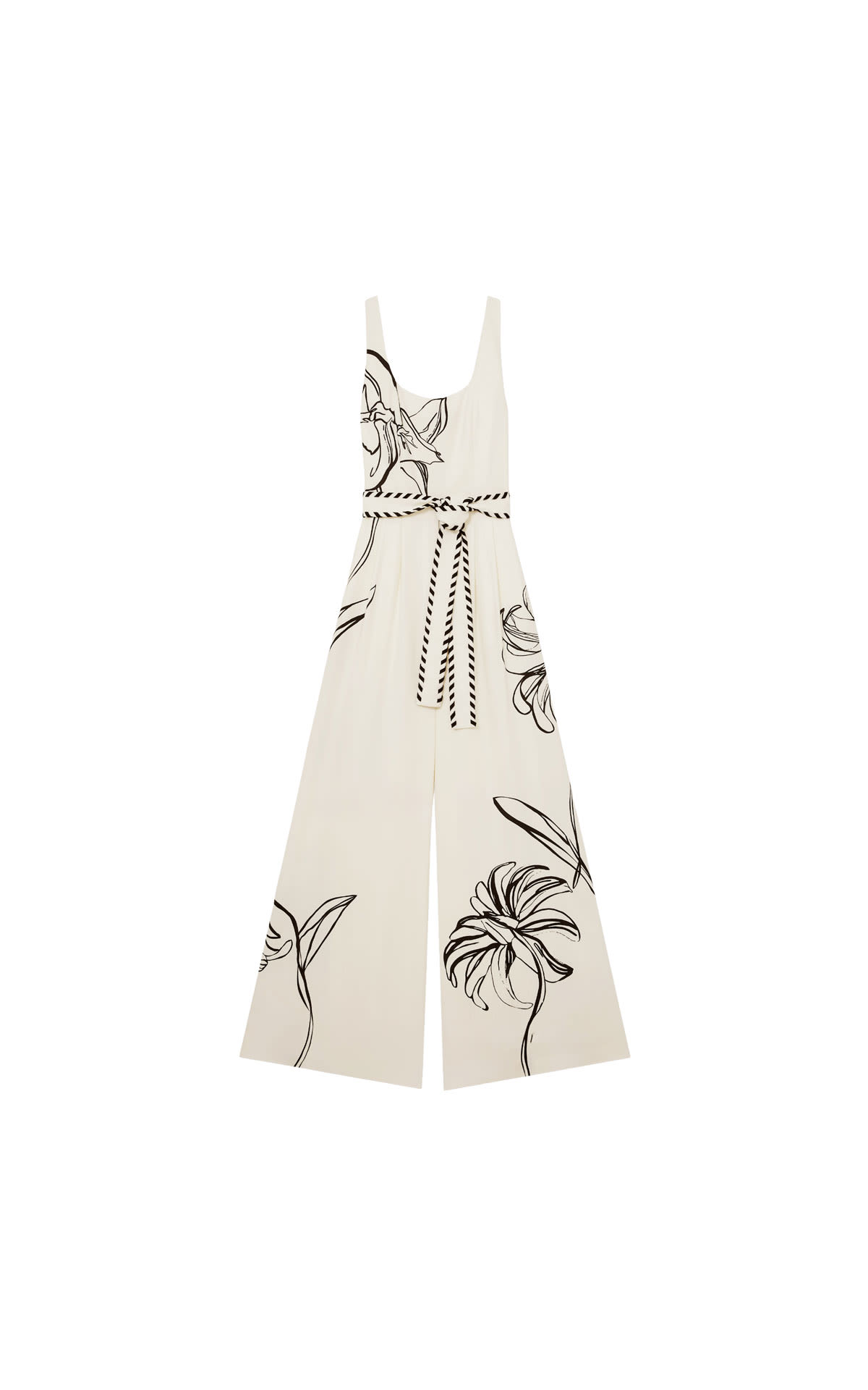 Reiss  Kinsley-Floral Print Occa Ivory/Black from Bicester Village