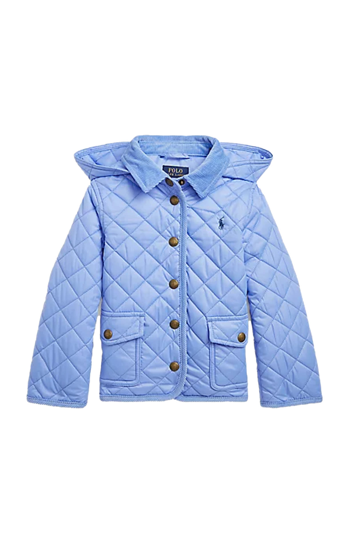 Blue quilted jacket Polo Ralph Lauren children outlet madrid las rozas village