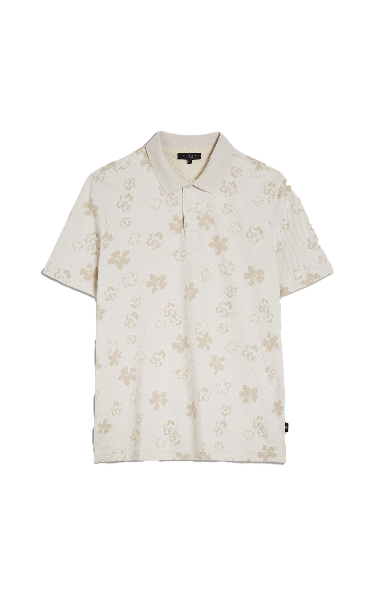 Ted Baker Short sleeve flower jacquard polo from Bicester Village