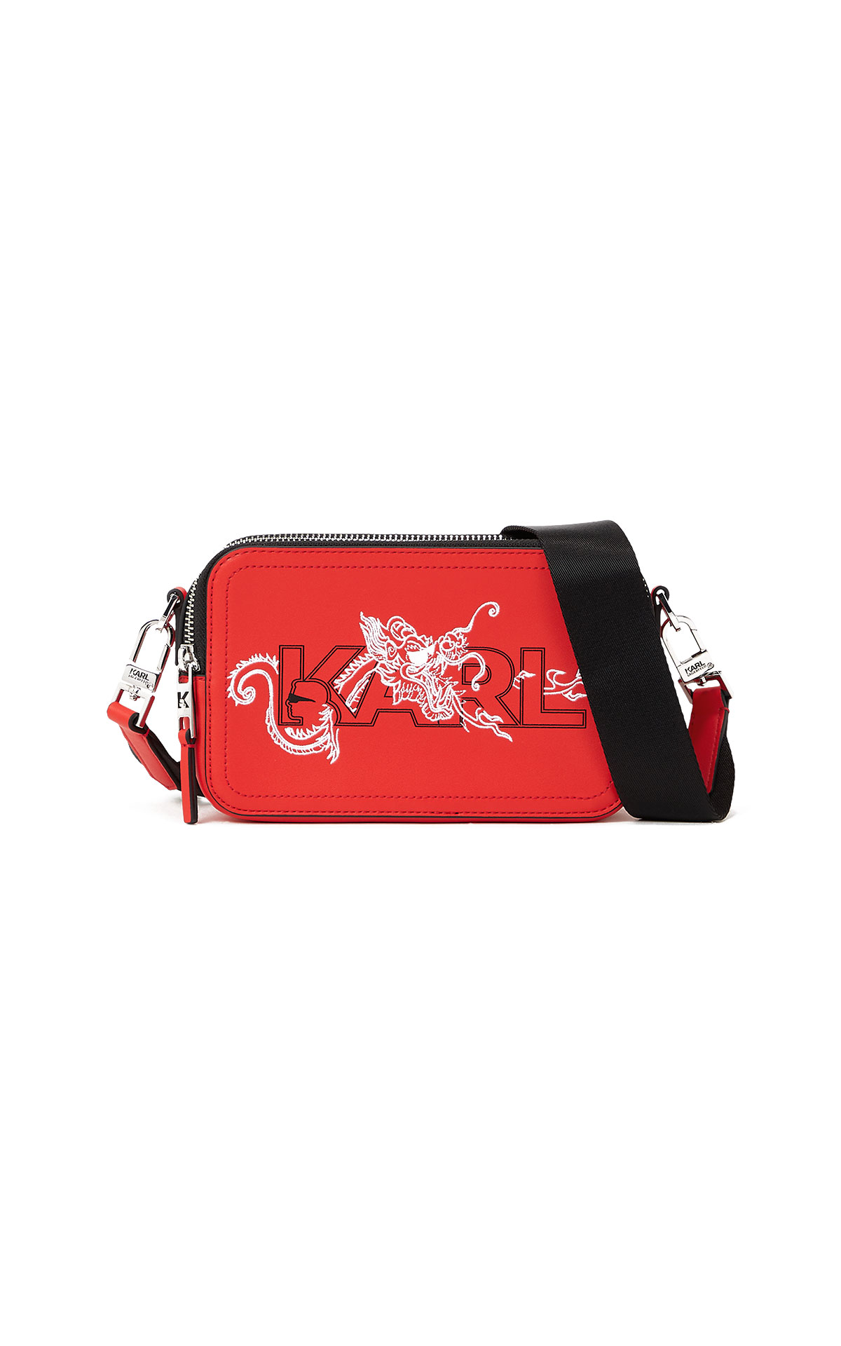 Mini red crossbody bag with dragon karl largerfeld outlet barcelona