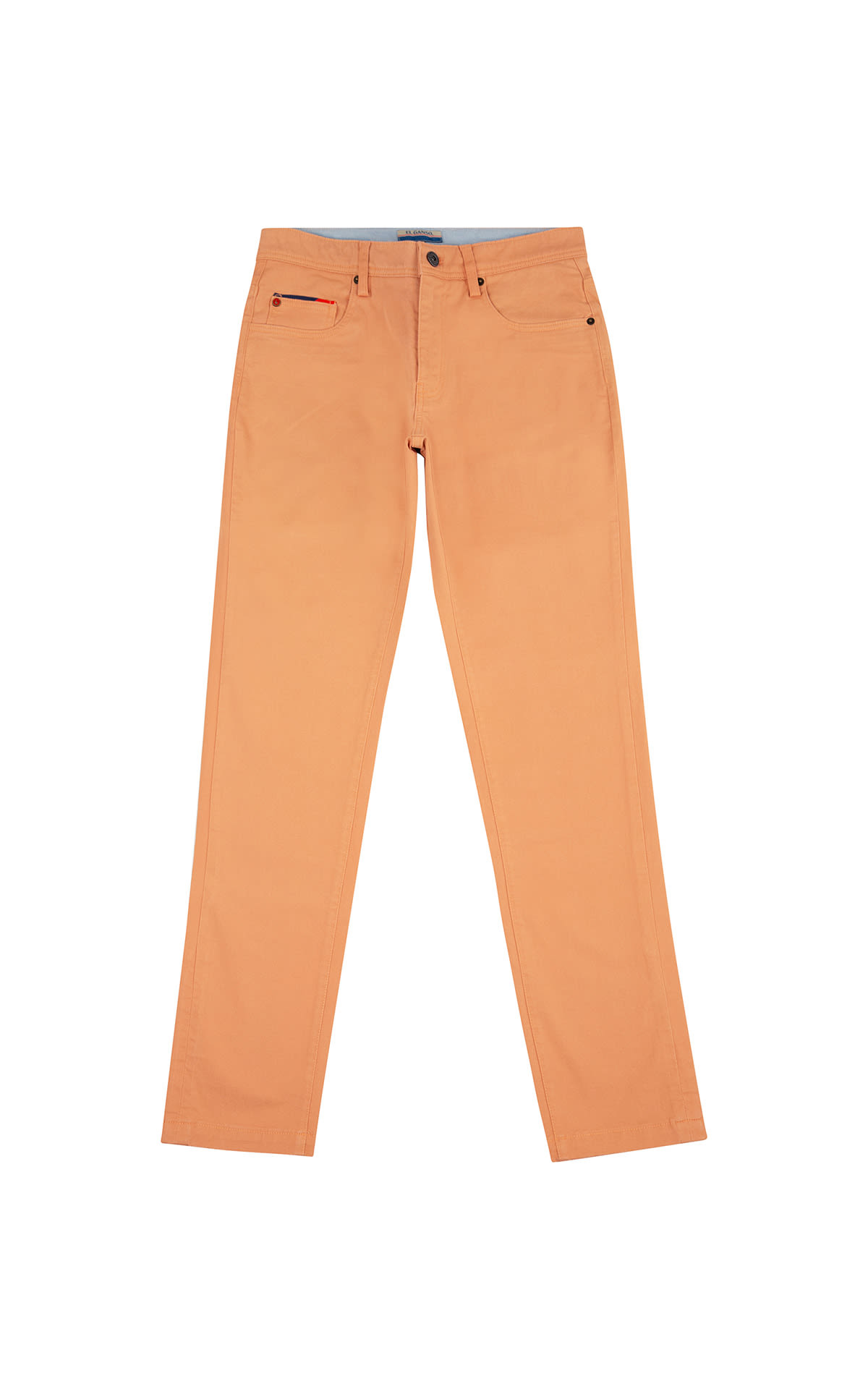 Orange jeans from El Ganso