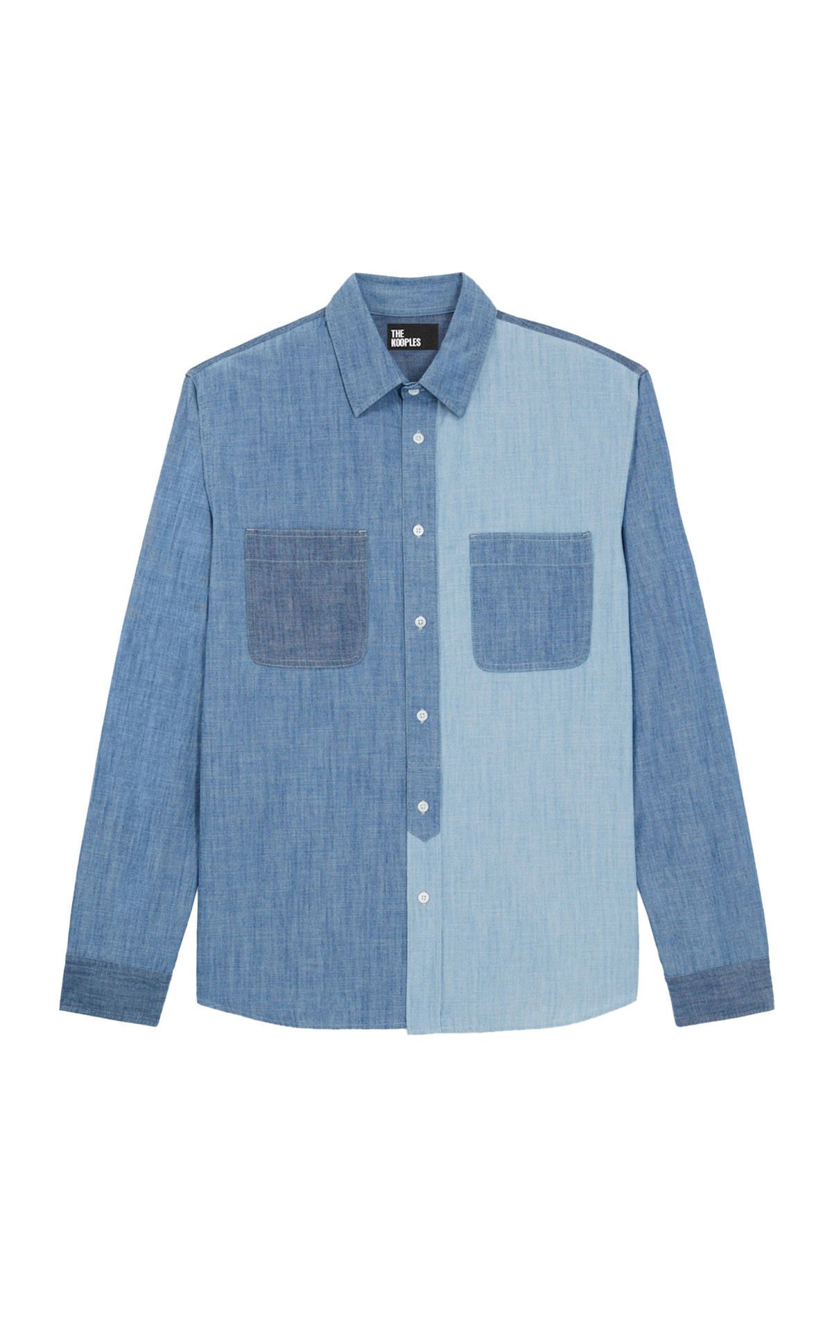 Two-color denim shirt The Kooples