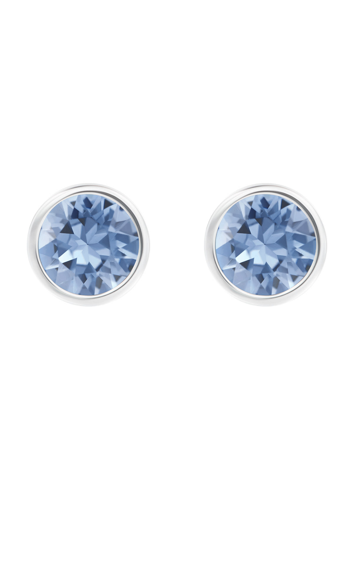 Pendientes de diamante azul Swarovski