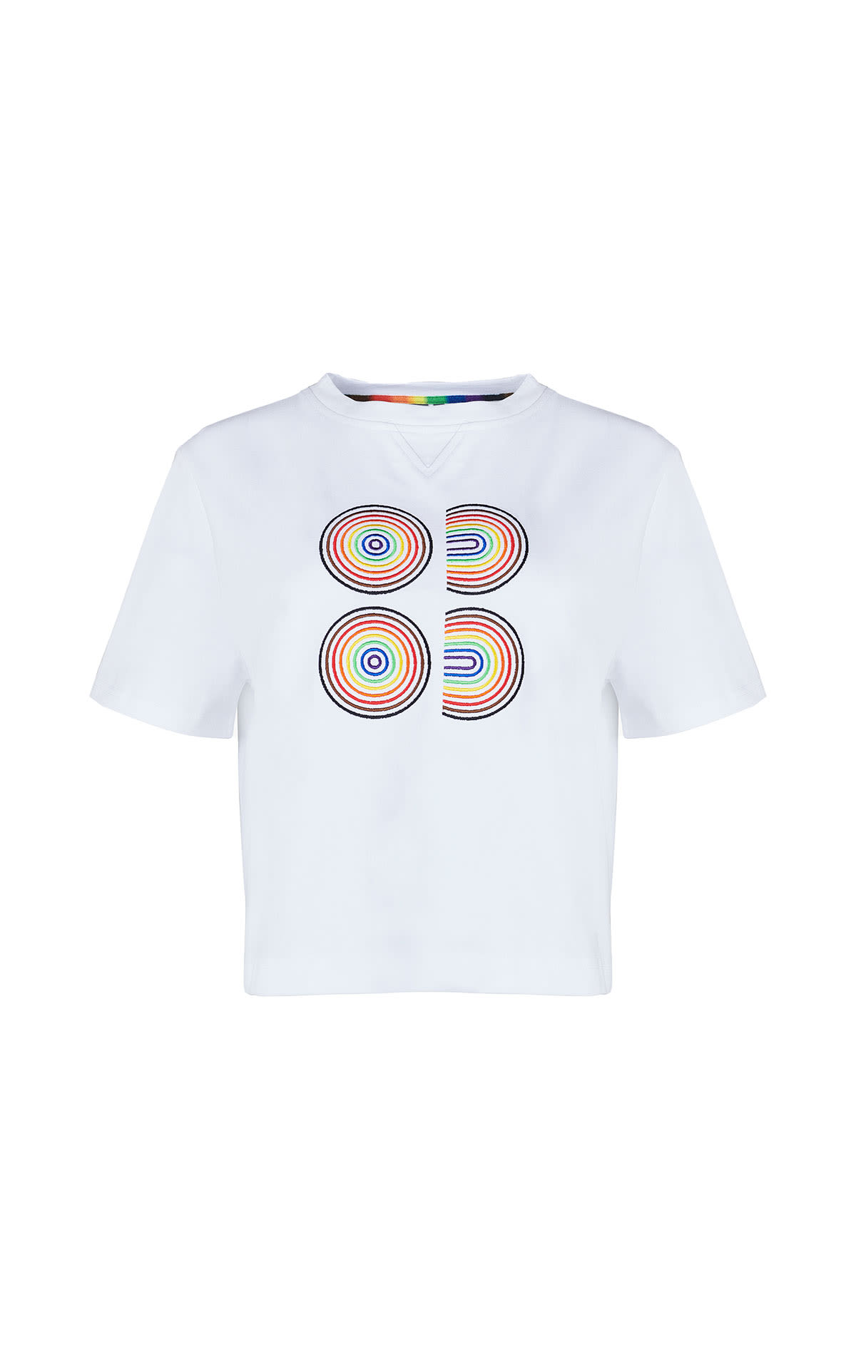 Sweaty Betty Pride t-shirt white from Bicester Village