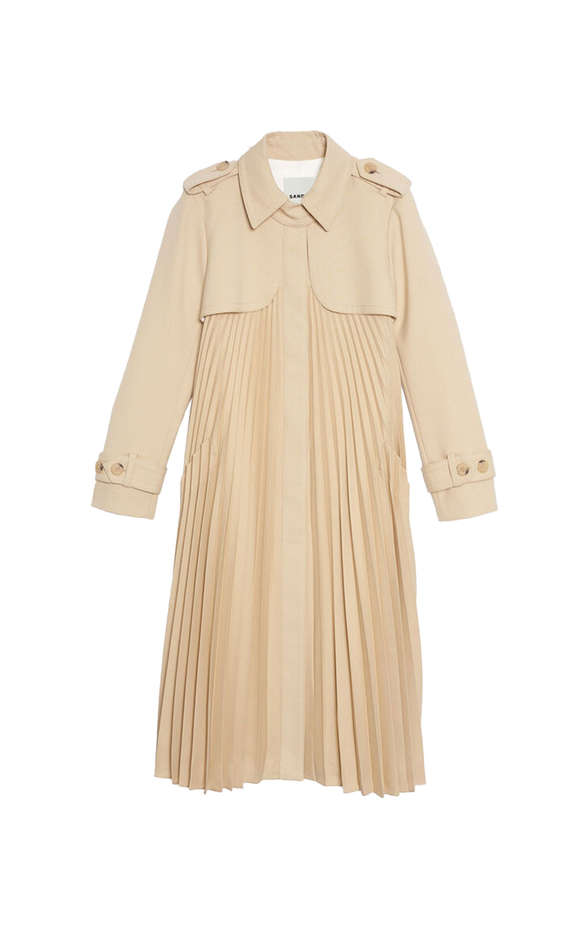 Long beige dress sandro outlet madrid las rozas village