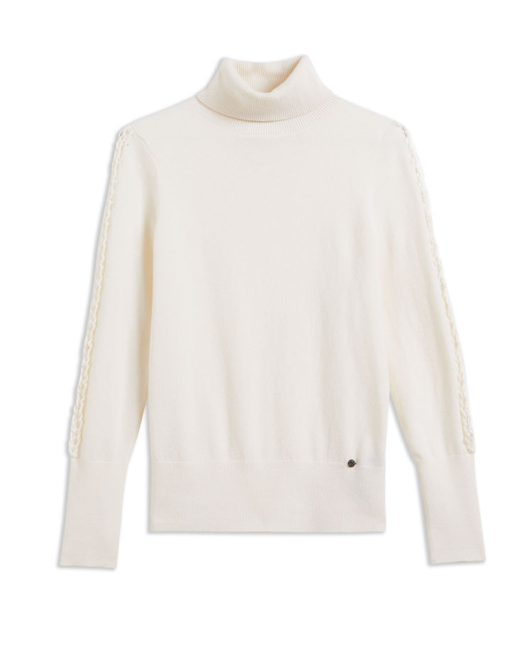 Ted Baker Roll neck sweater with stich insert  from Bicester Village