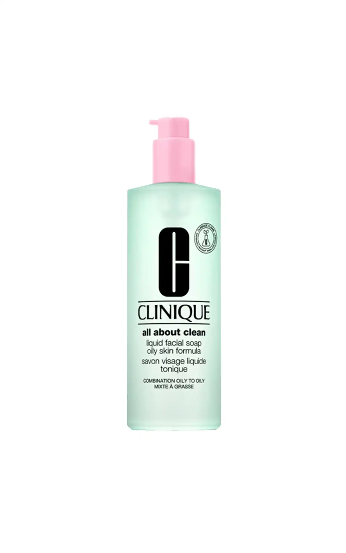 CLINIQUE All About Clean™ Savon visage liquide doux pour peau mixte à grasse 400ml The Cosmetics Company Store La Vallée Village