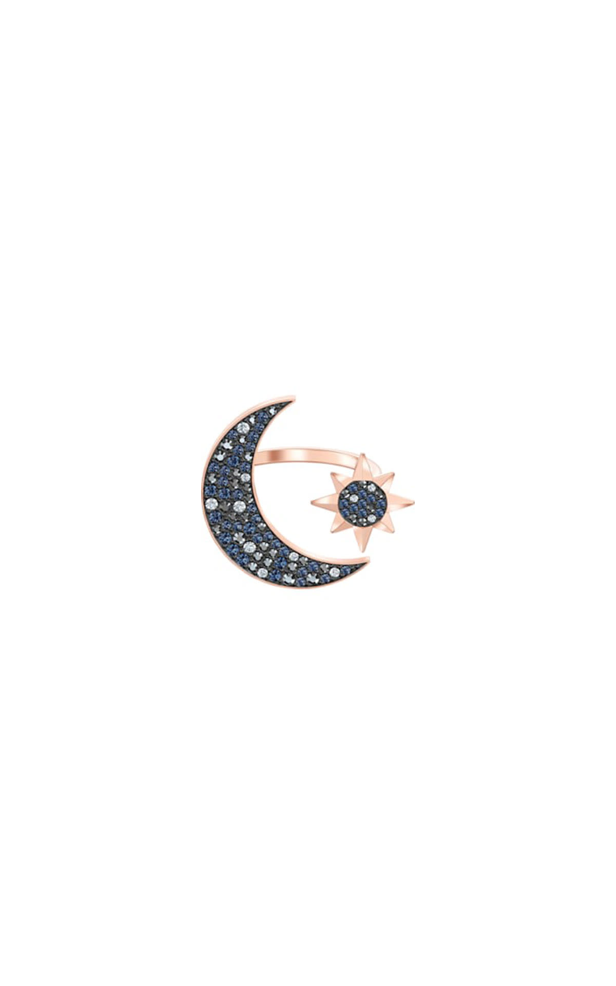 Swarovski Moon rose gold plated ring from Bicester Village