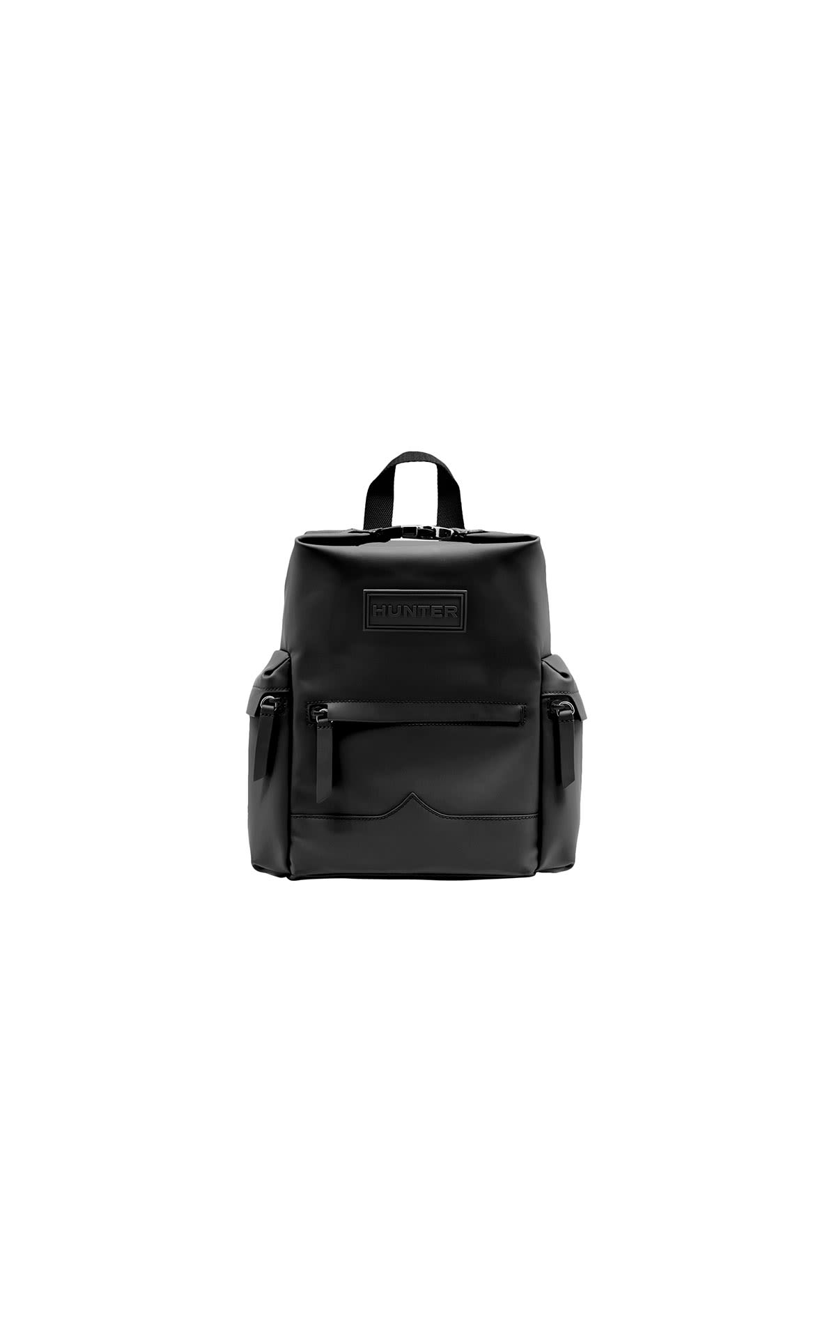 Hunter Original mini topclip backpack rubber leather from Bicester Village