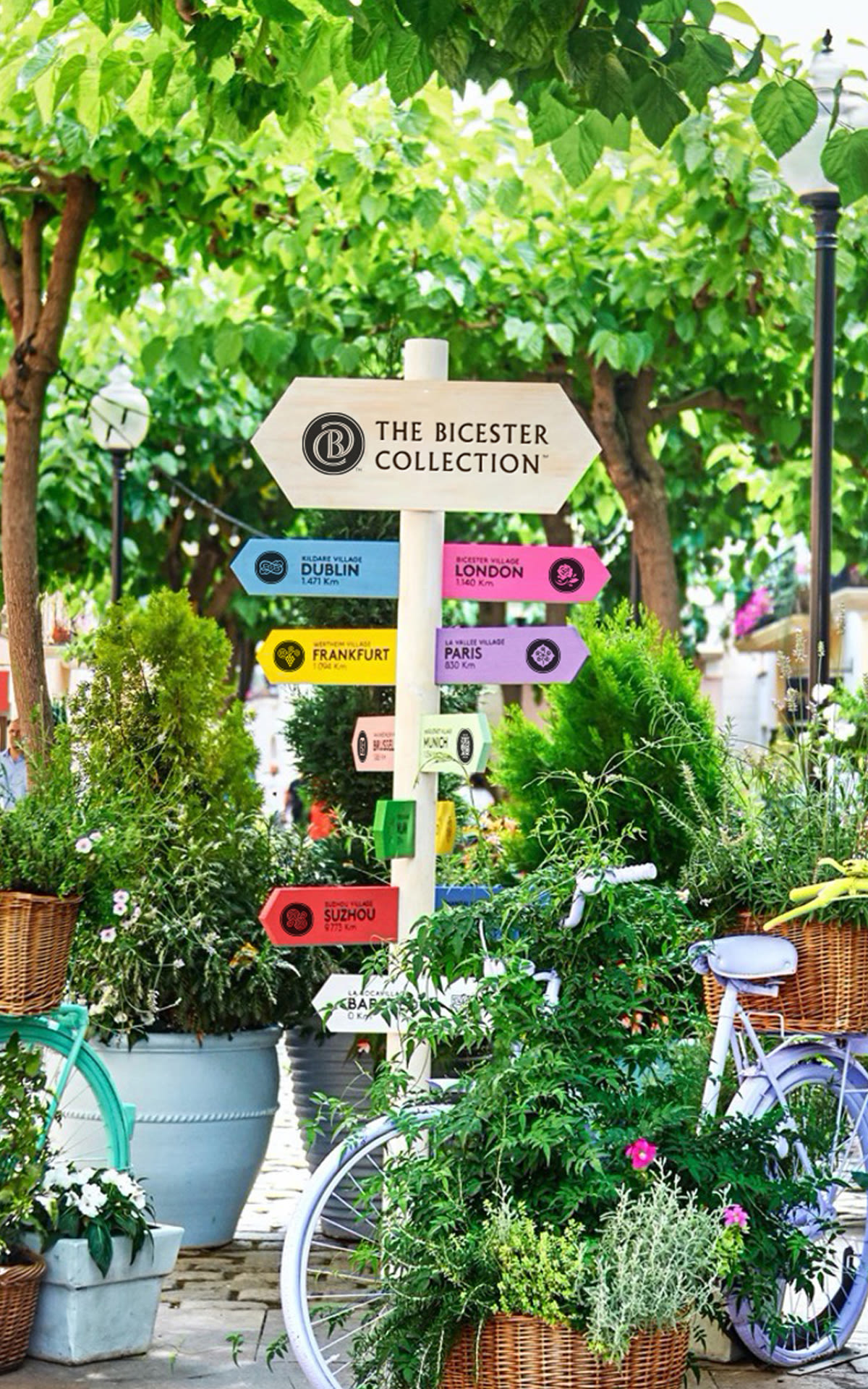 Plan your visit to one of the Villages at the Bicester Village Shopping Collection