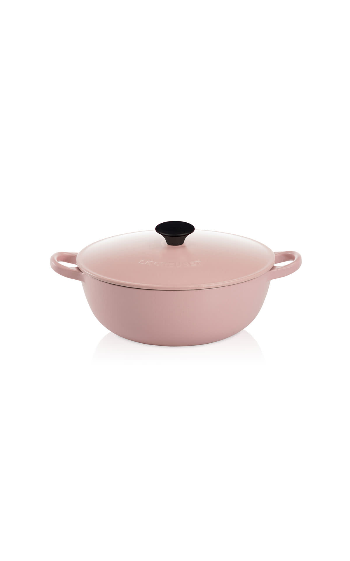 Le Creuset 24cm Soup pot cast iron chiffon pink from Bicester Village