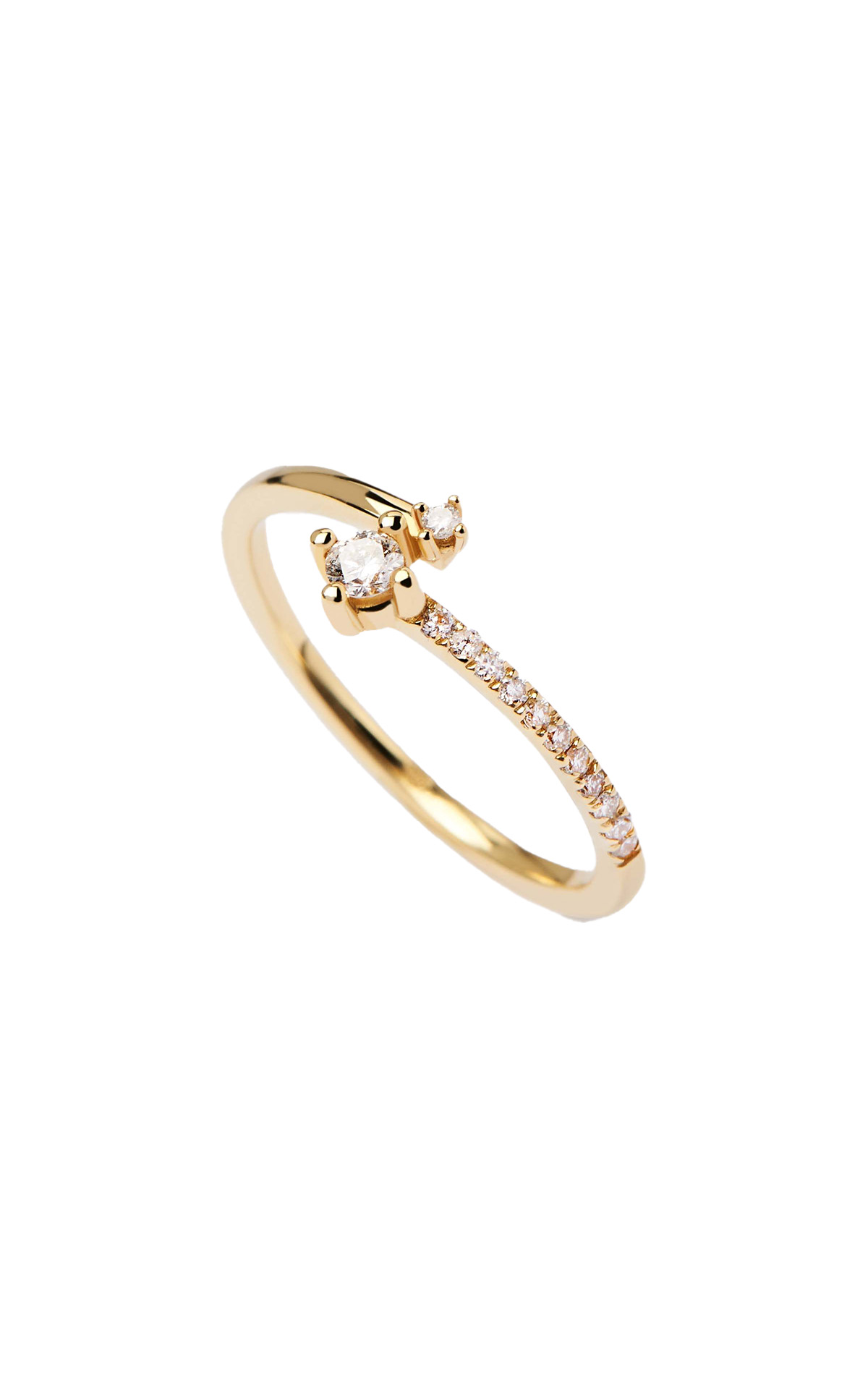 Gold ring with small diamonds pdpaola outlet madrid las rozas village