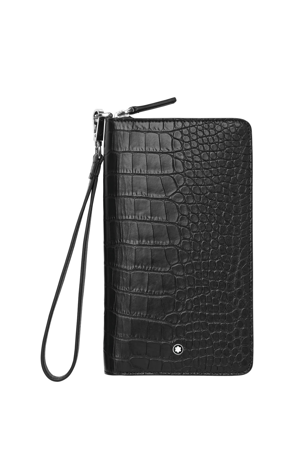 black leather wallet Montblanc