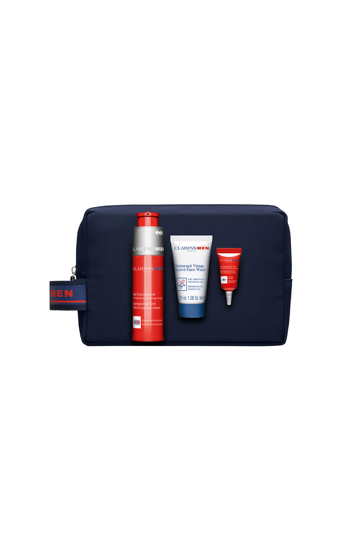 Clarins Men’s energizing collection from Bicester Village