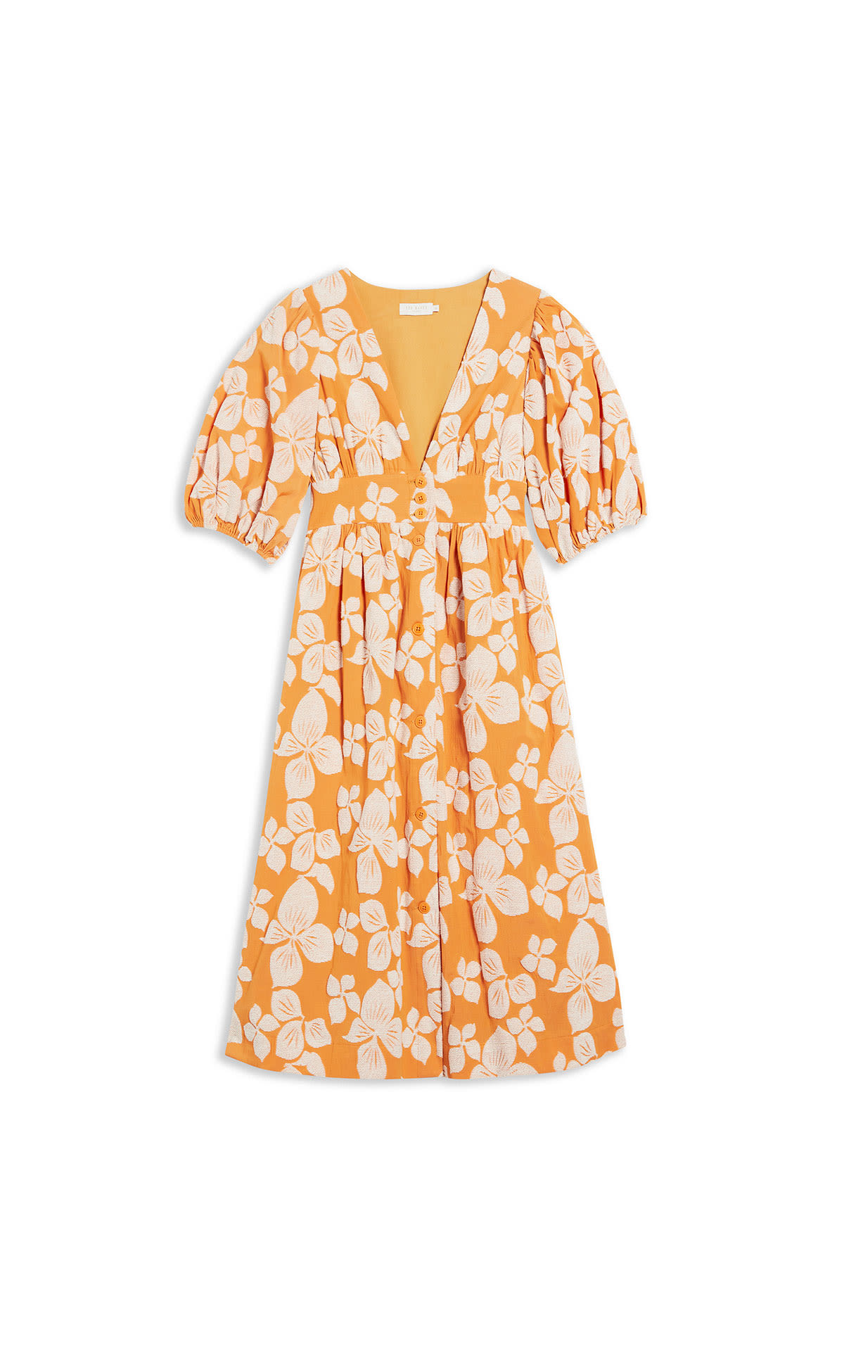 Ted Baker Button front jacquard dress from Bicester Village