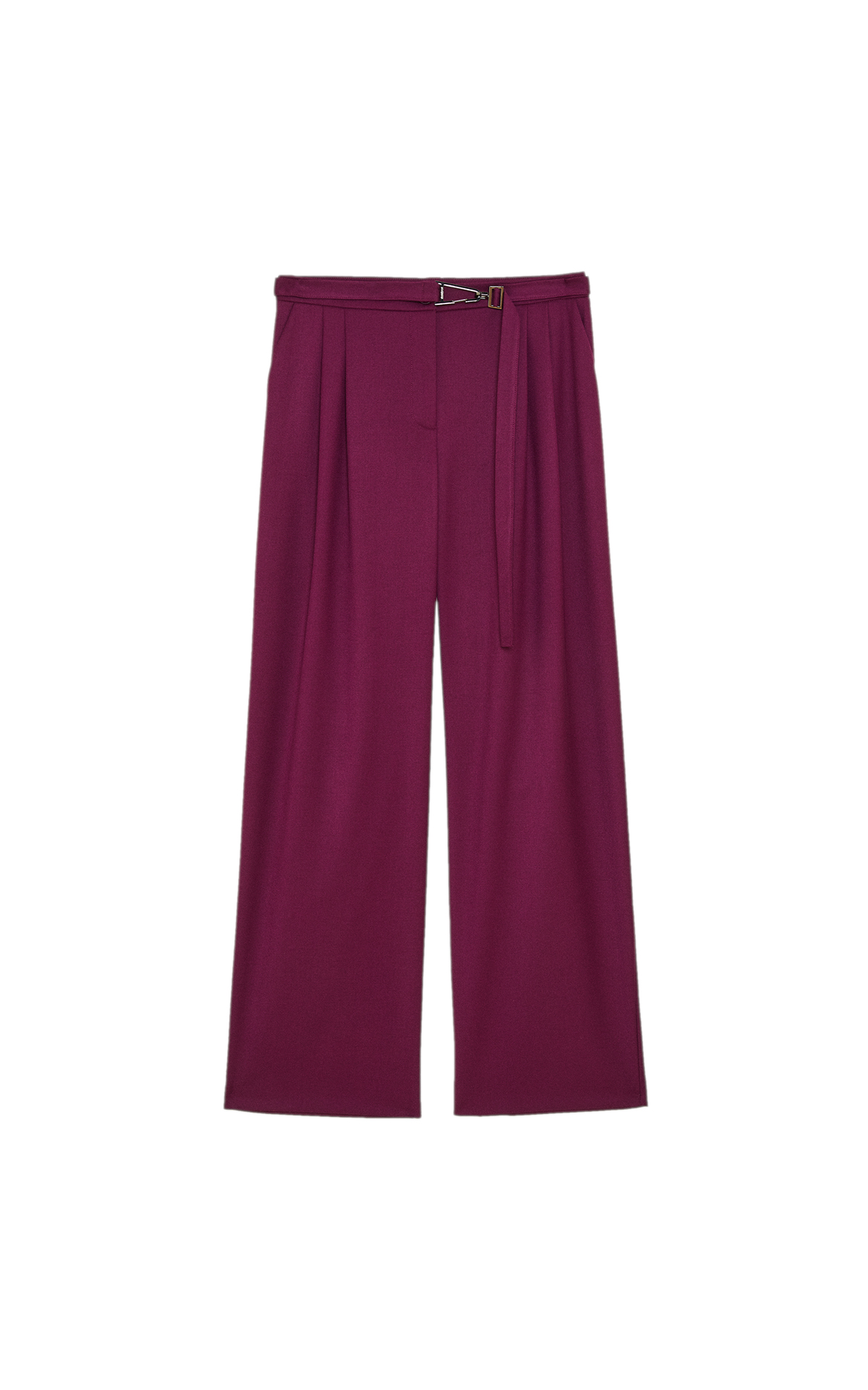 Patrizia Pepe Trousers with pleats and belt 