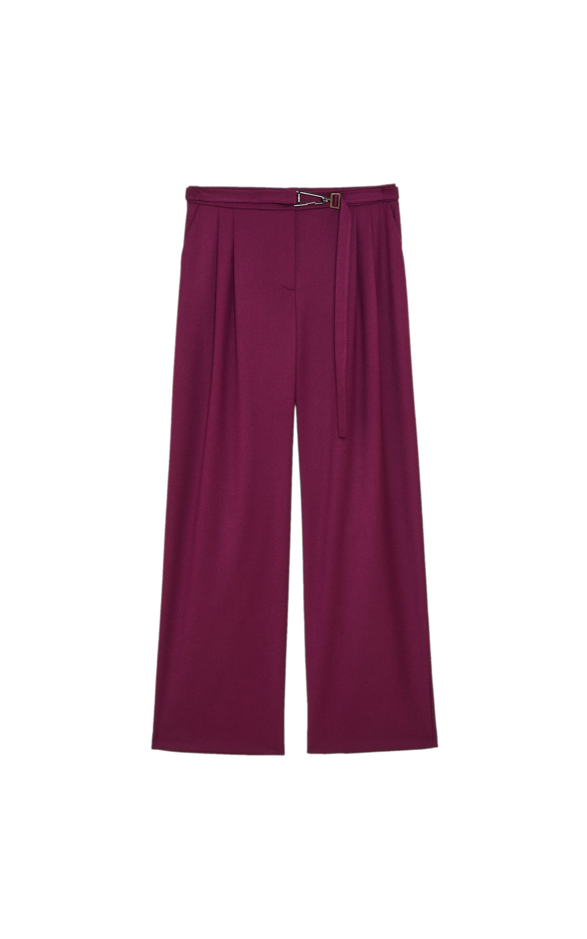 Patrizia Pepe Trousers with pleats and belt