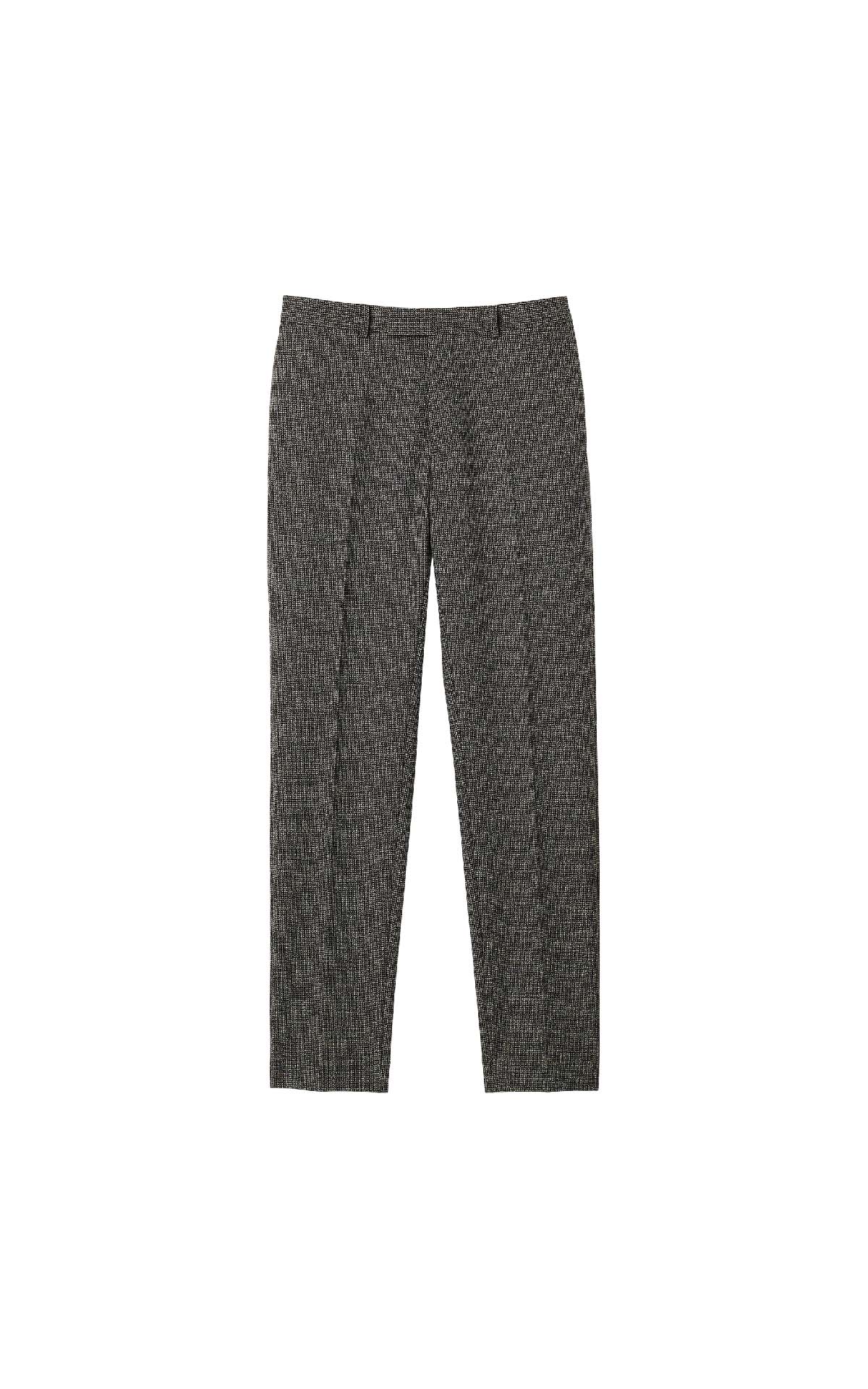 Pantalones de traje grises con cenefa Sandro