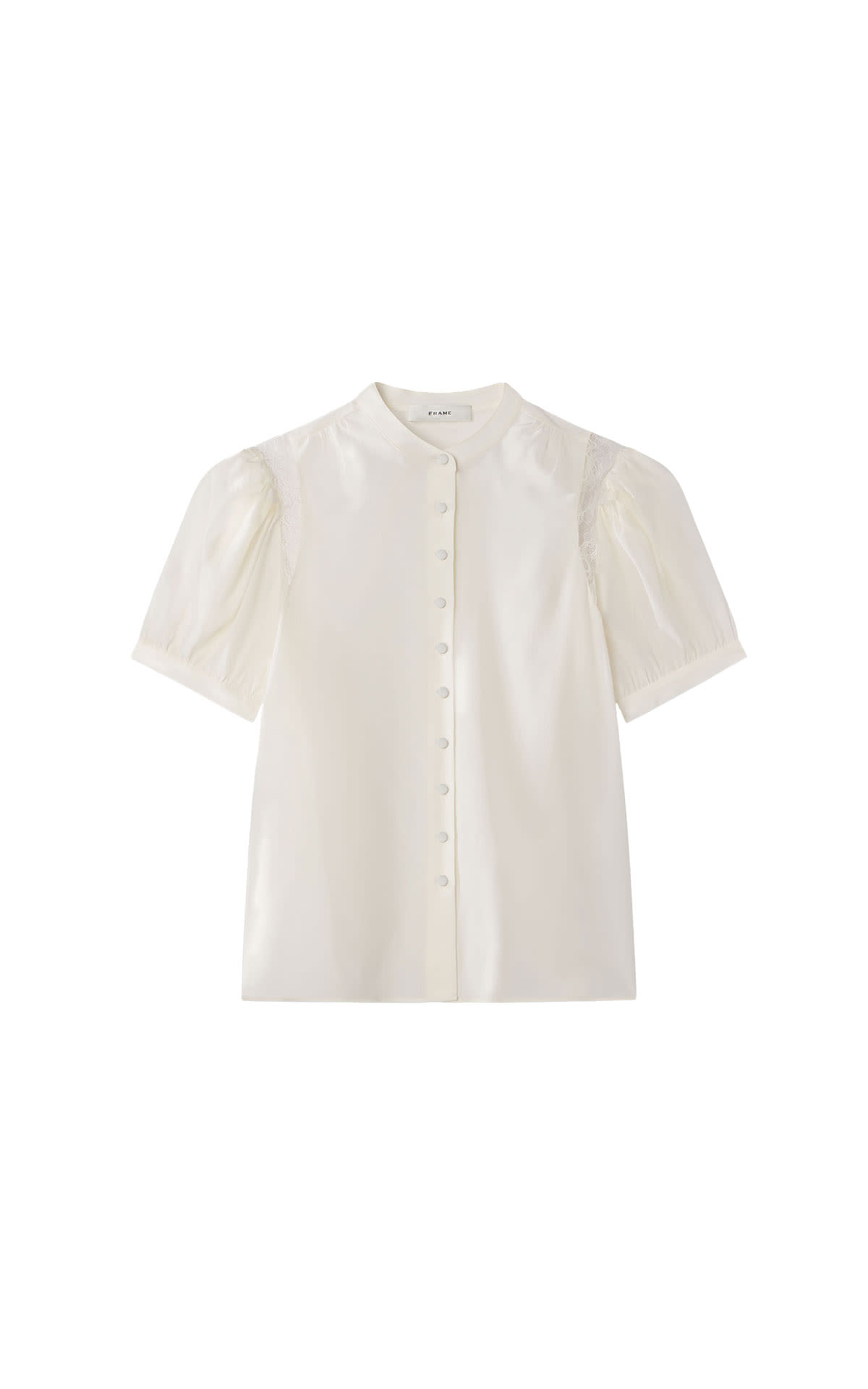 Frame Lace shoulder inset blouse from Bicester Village