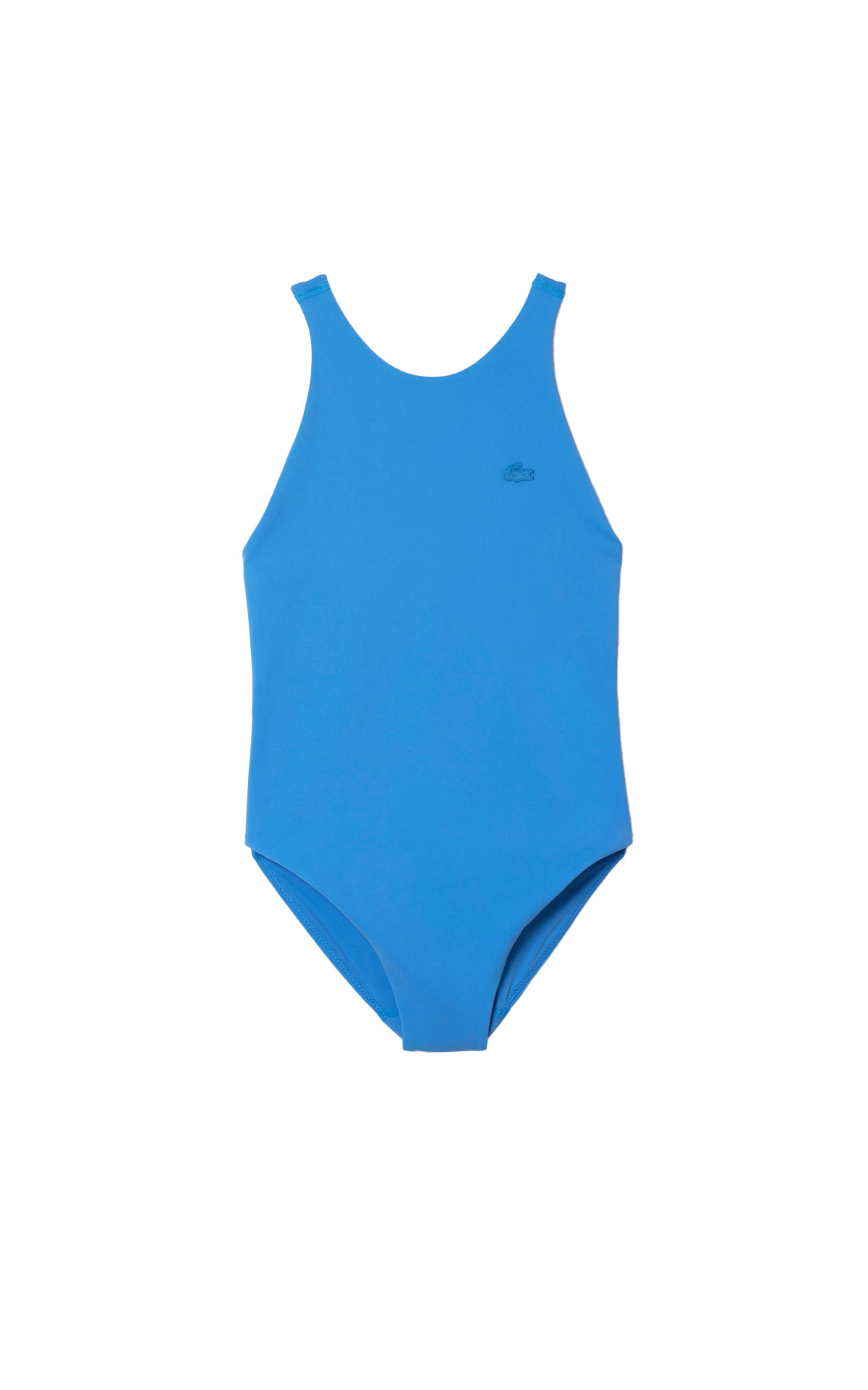 Blue women's one-piece swimsuit lacoste outlet madrid las rozas village