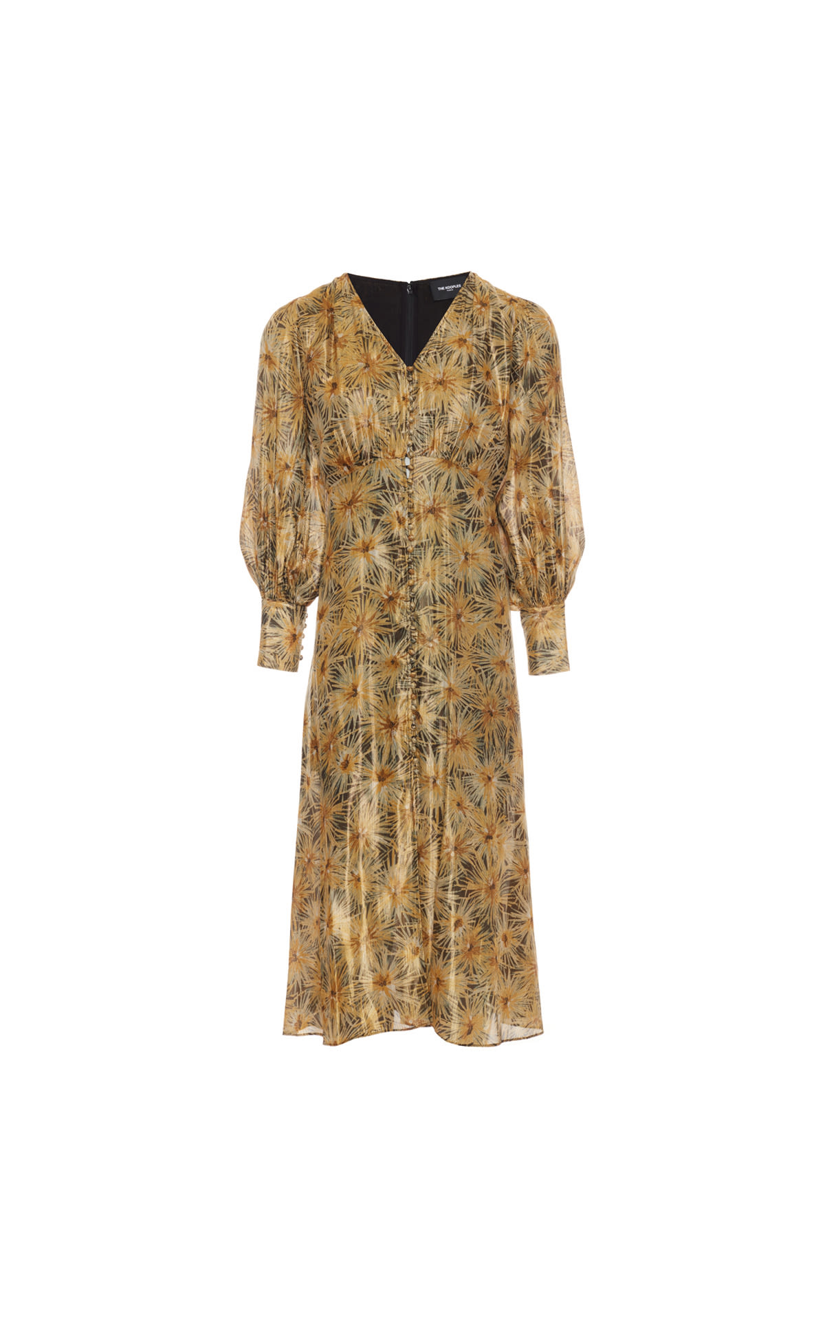 The Kooples Golden print dress from Bicester Village