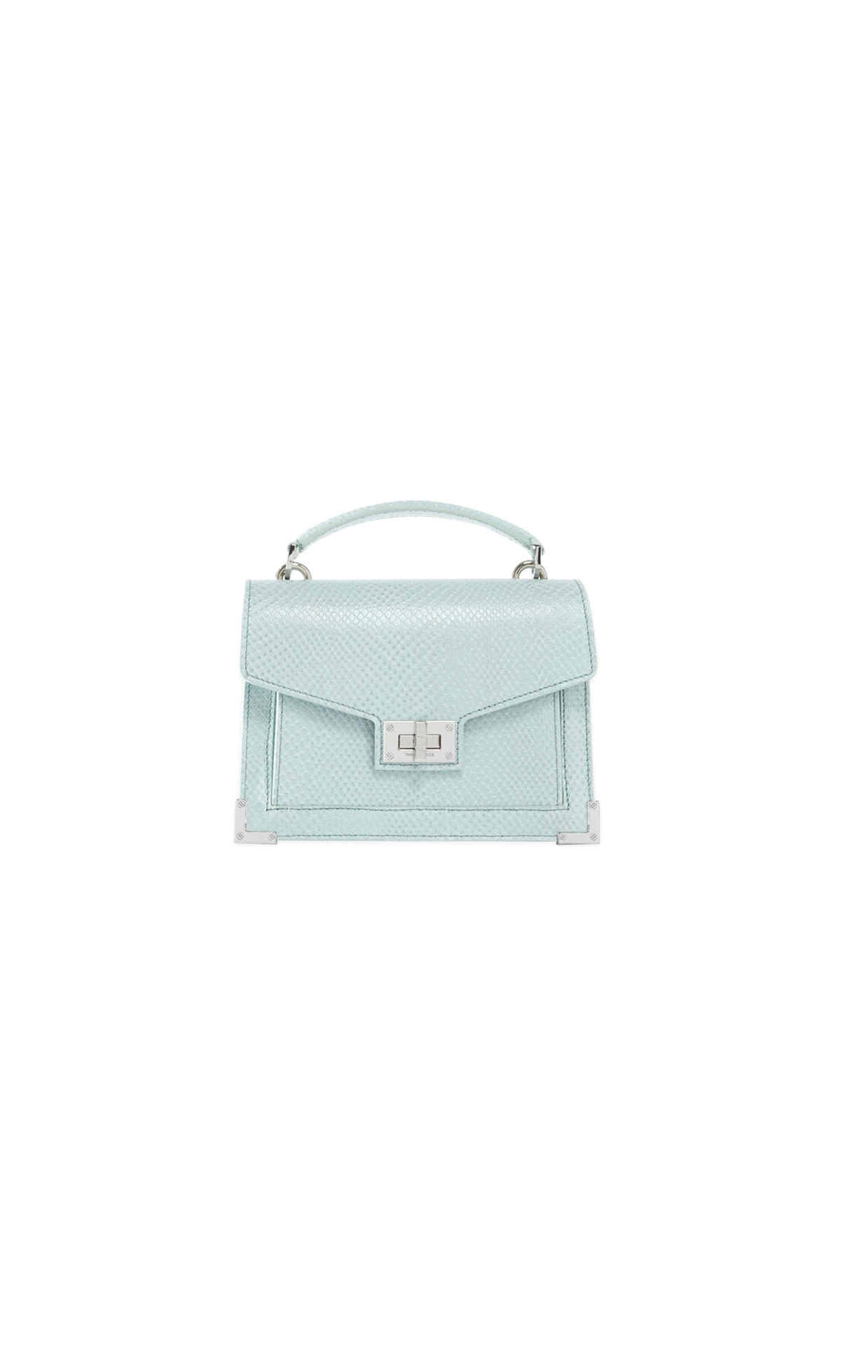 Small blue bag with top handle The Kooples