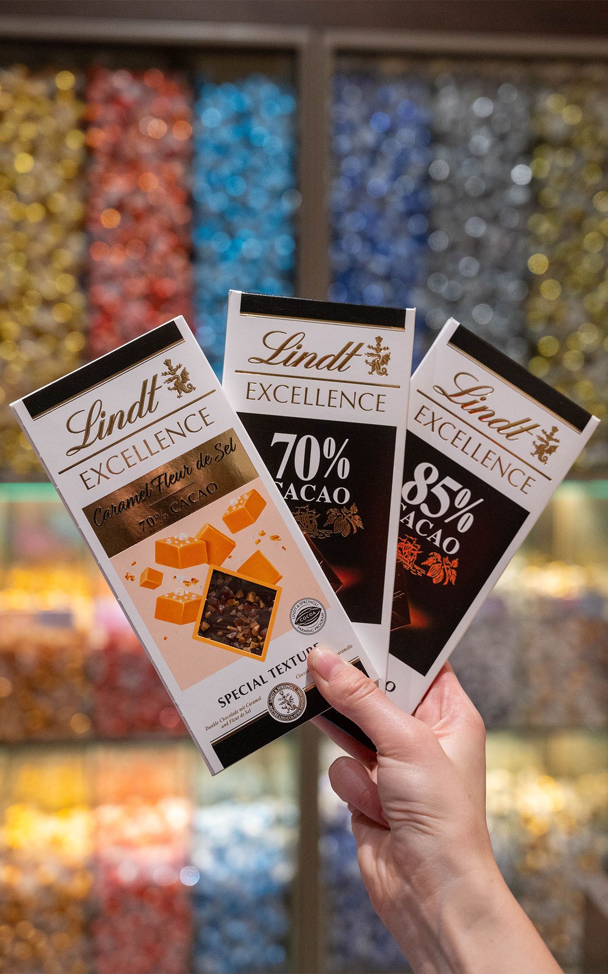 Negozio cibo-bevande Lindt a Fidenza Village