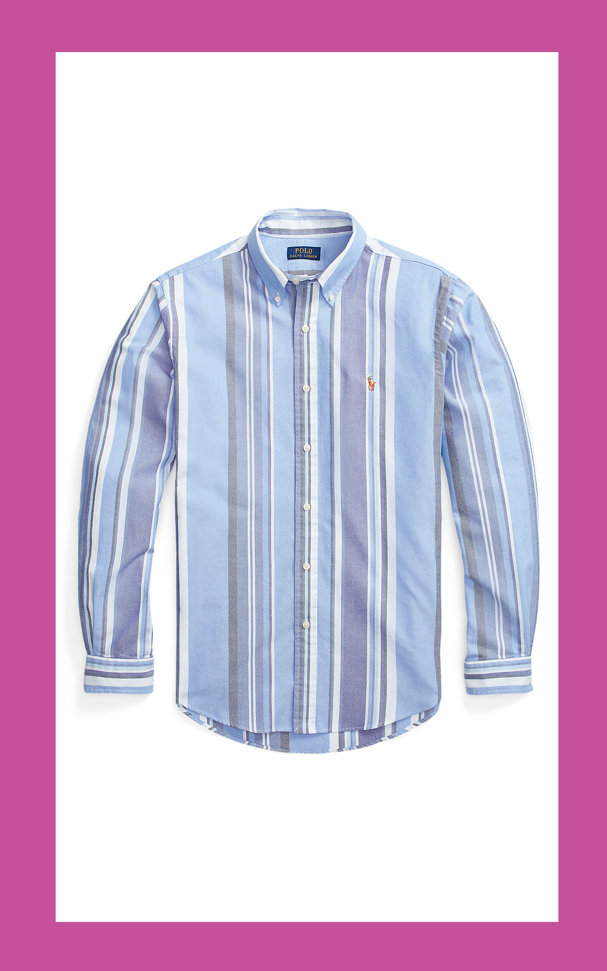 blue striped shirt PRL Men