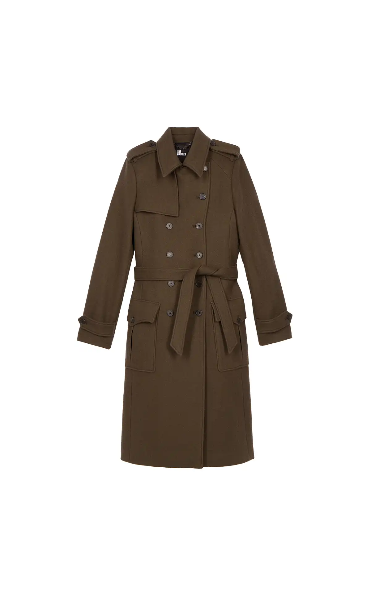 The Kooples Long trench-style coat La Vallée Village