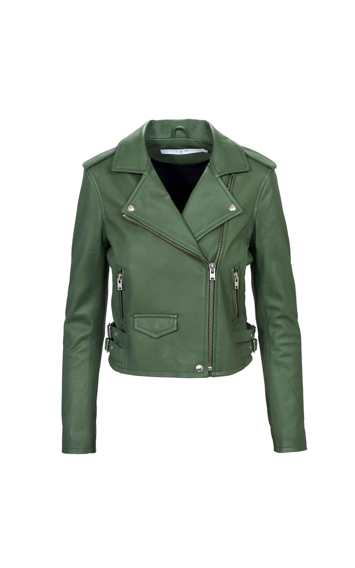 Green leather jacket Iro Paris