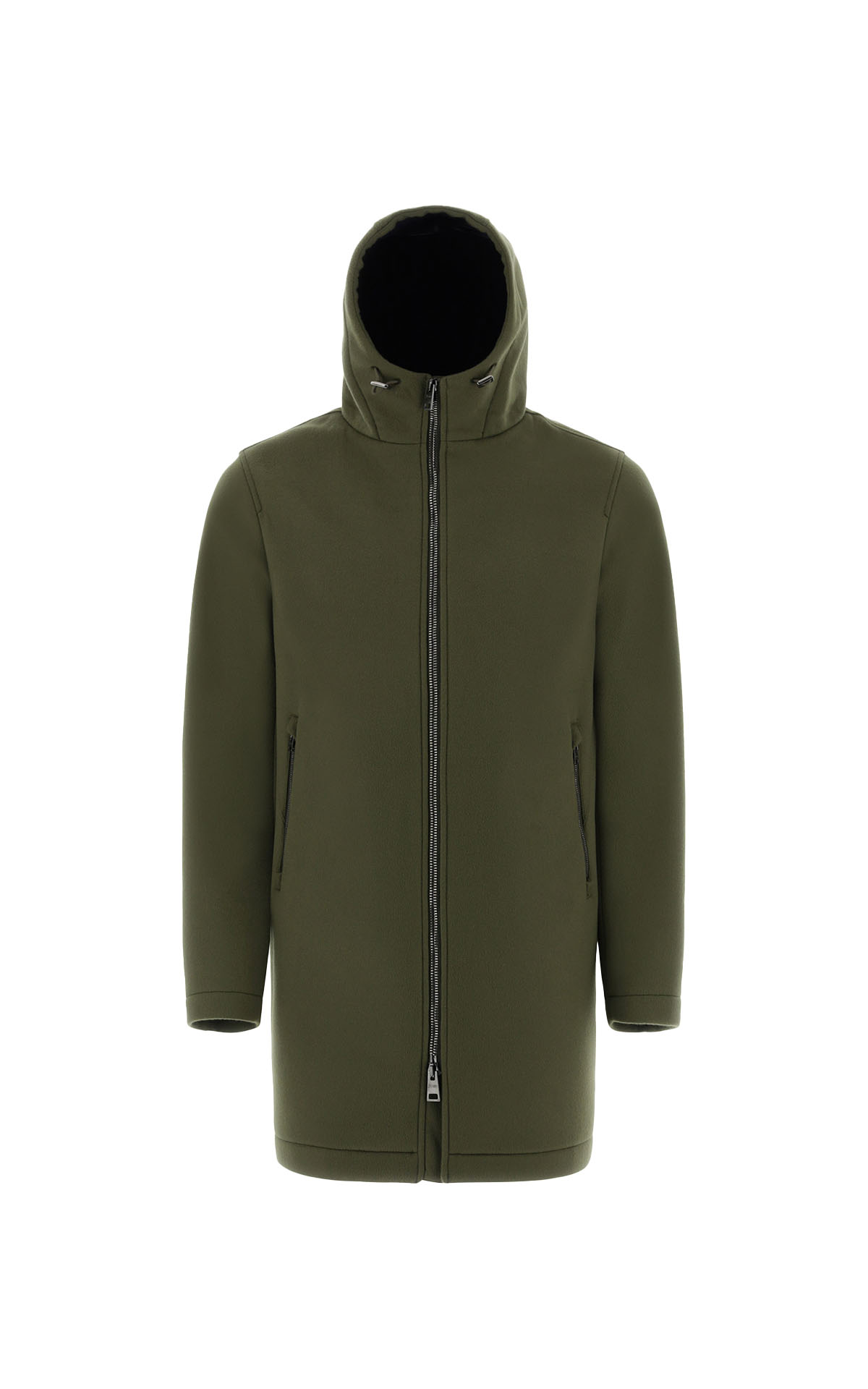 Long khaki parka Herno