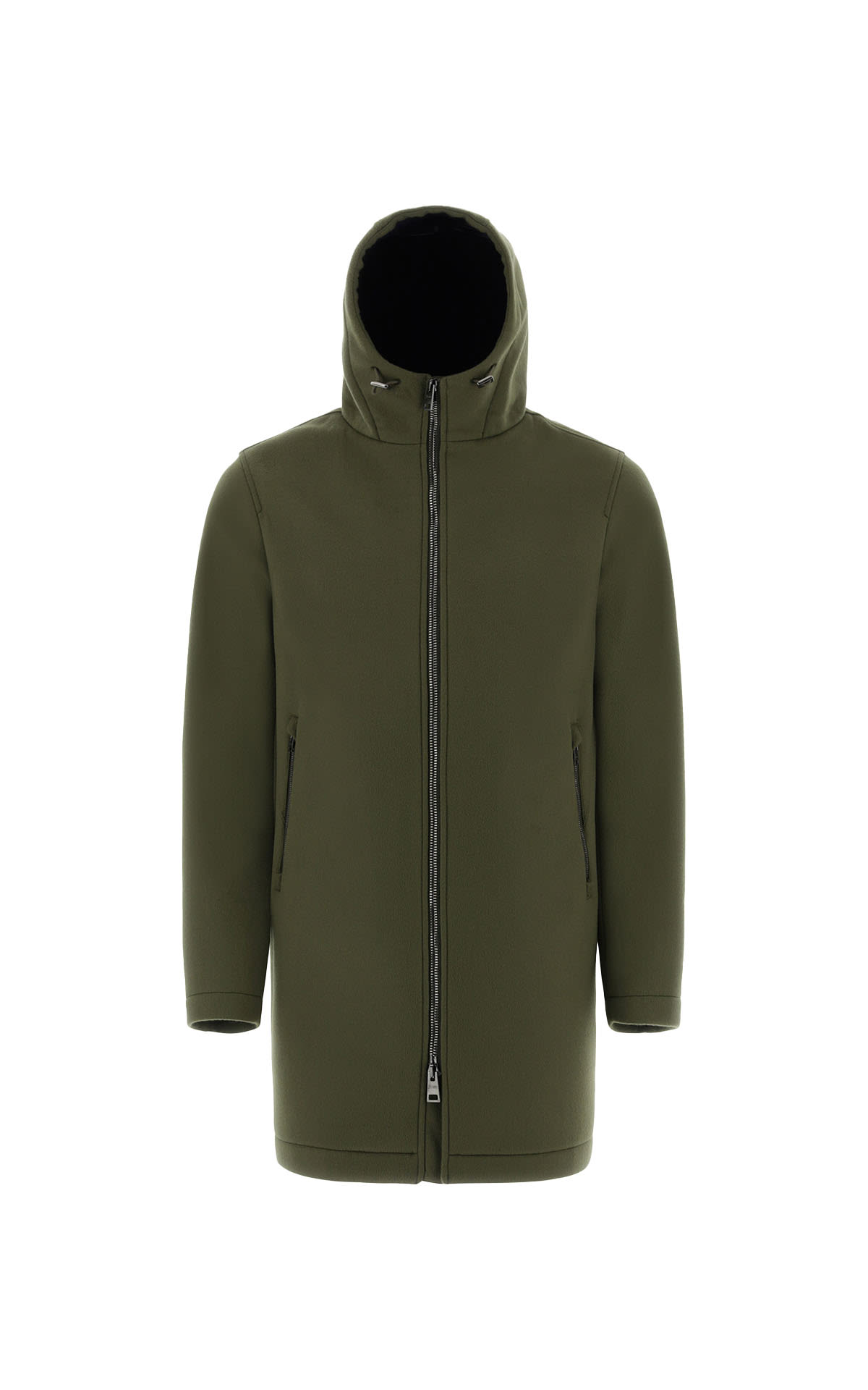 Long khaki parka Herno