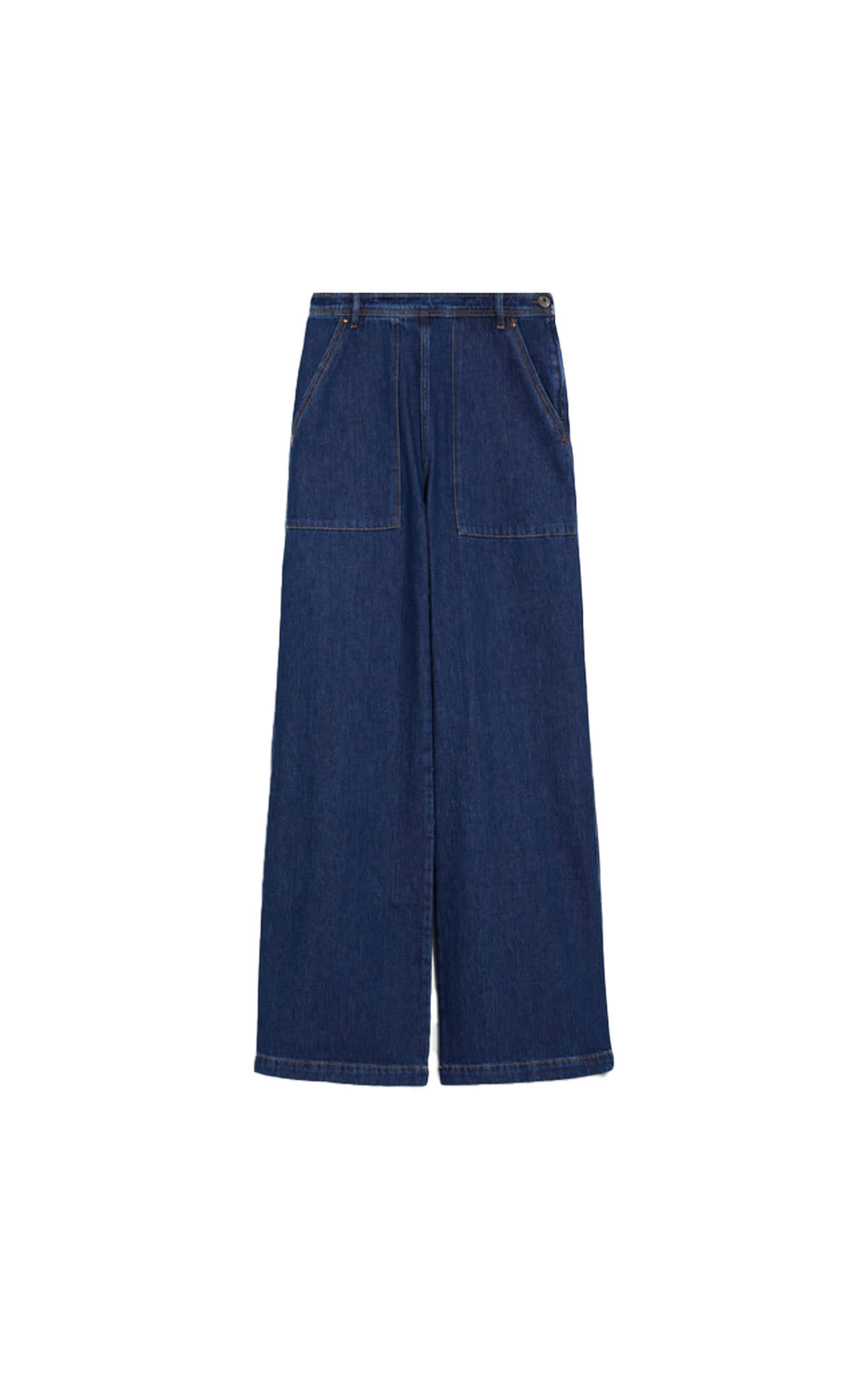 Max Mara Loose fit denim trousers from Bicester Village