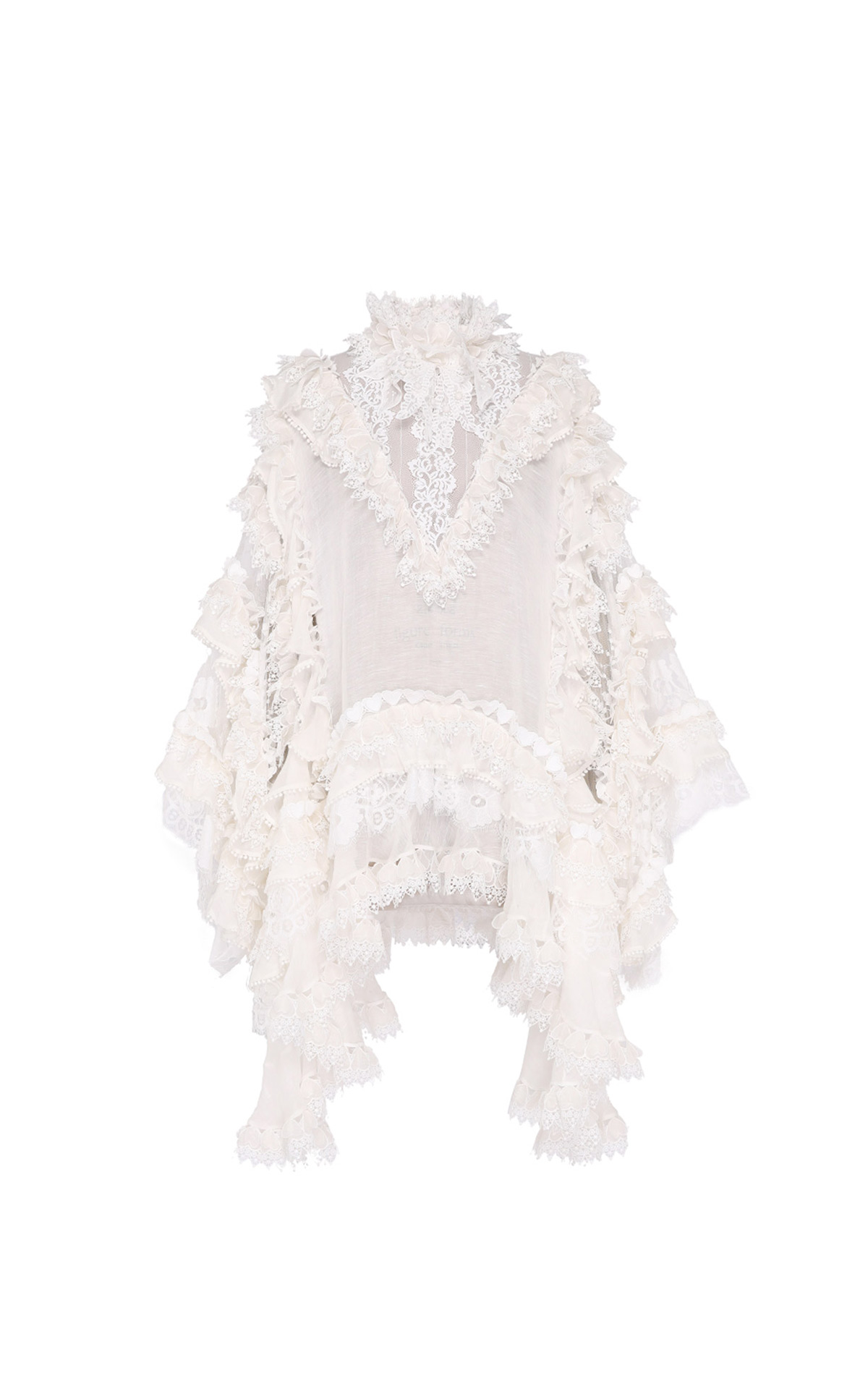 ZIMMERMANN Crush heart trim mini dress from Bicester Village