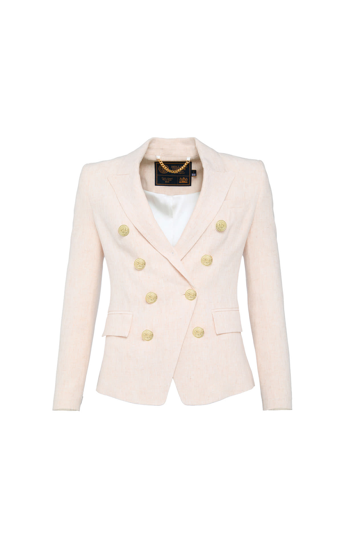 Holland Cooper Knightsbridge blazer (natural linen) from Bicester Village