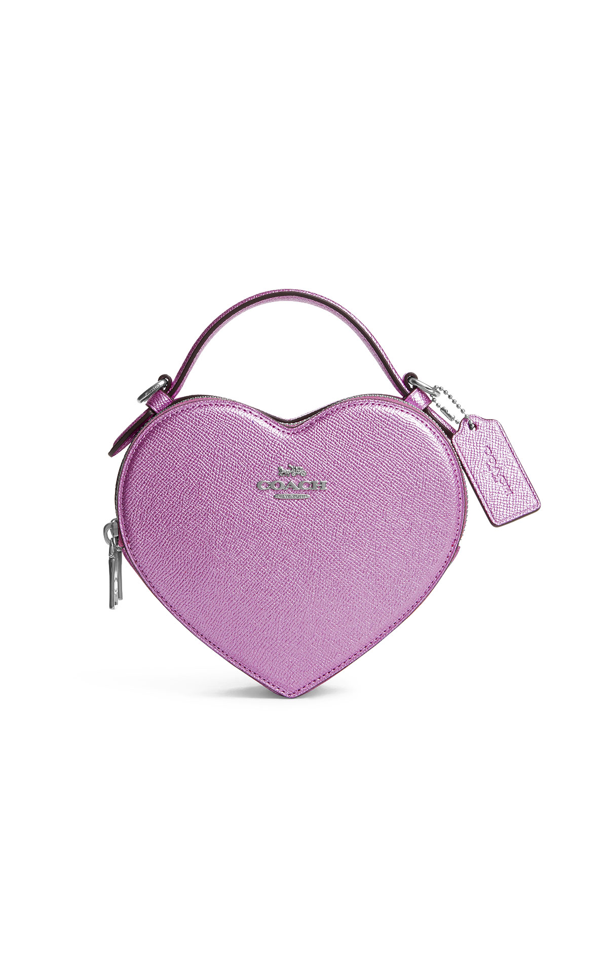Mini heart-shaped clutch bag Coach outlet barcelona la roca village