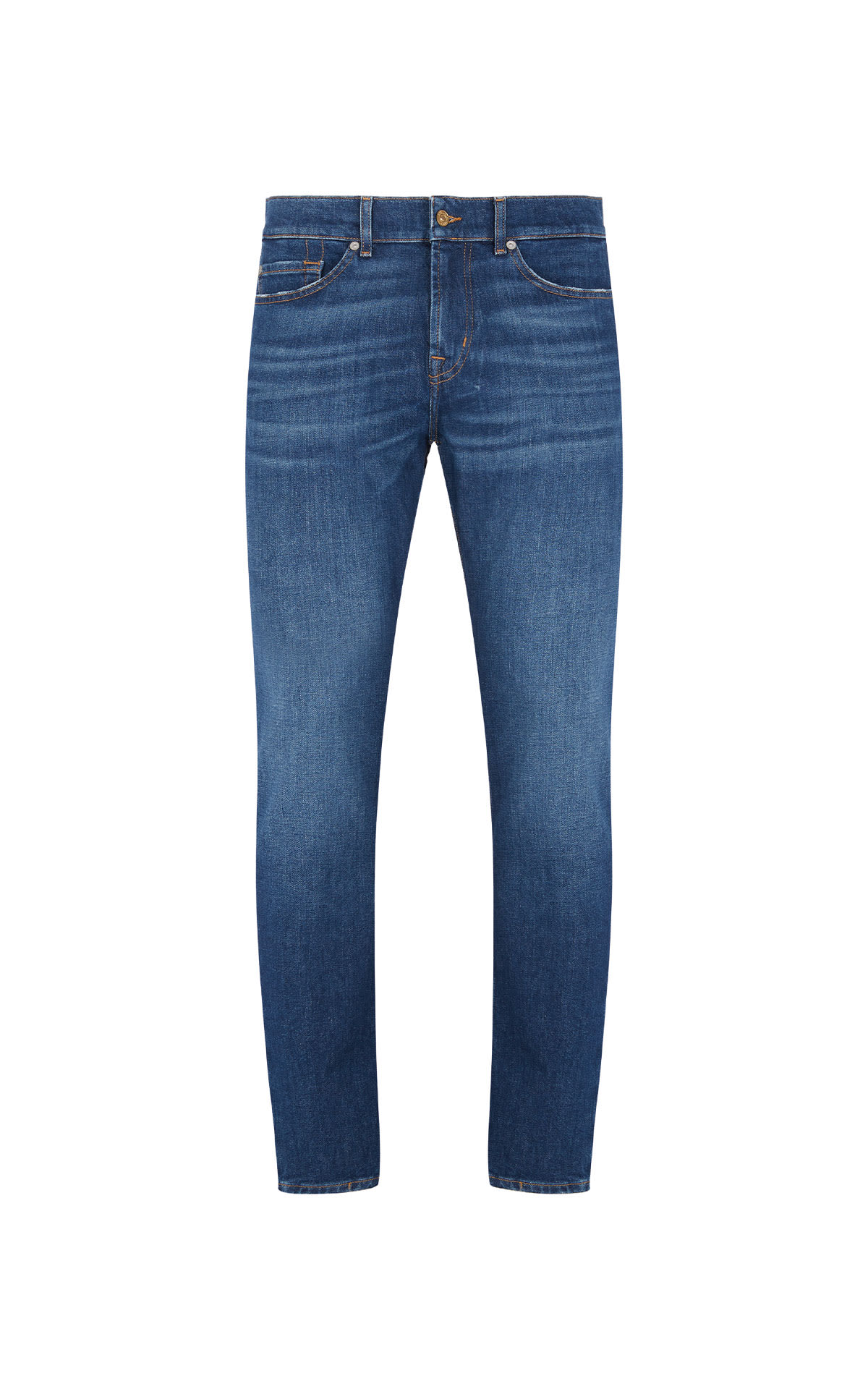 7 For All Mankind Ronnie crux mid blue jeans from Bicester Village