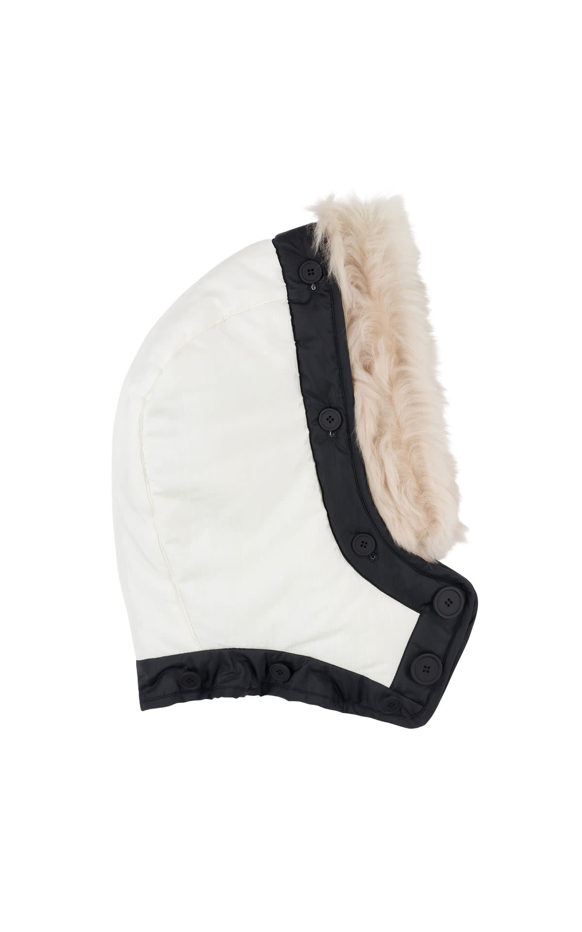 Marfa Stance Quilt hood shearling trim (white) from Bicester Village