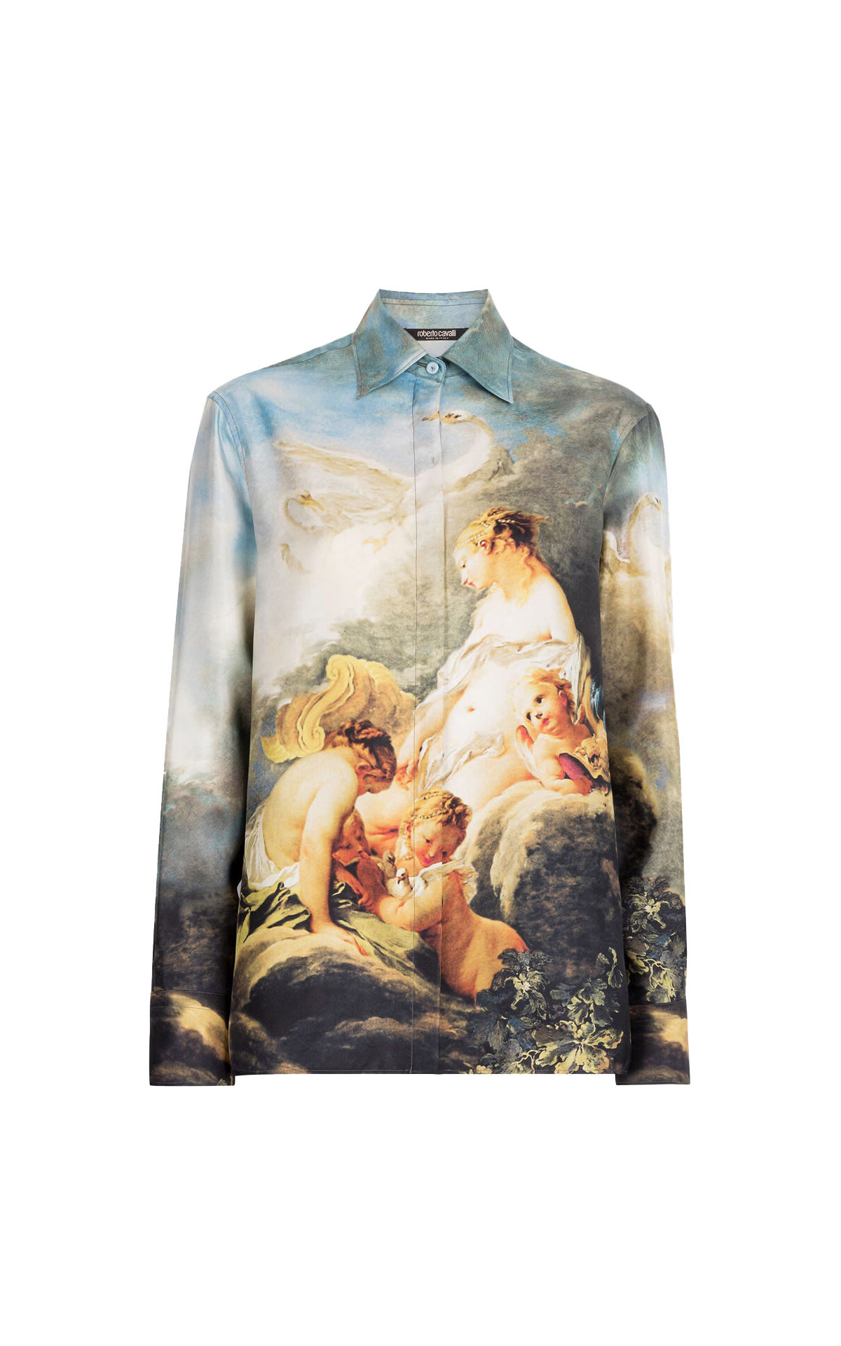 Camisa dibujo roberto cavalli outlet barcelona la roca vlllage