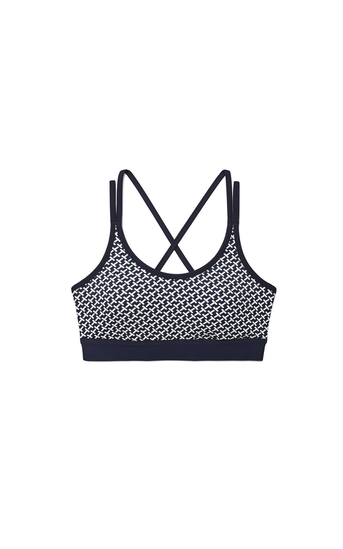 Tory Burch Printed cross-back bra from Bicester Village