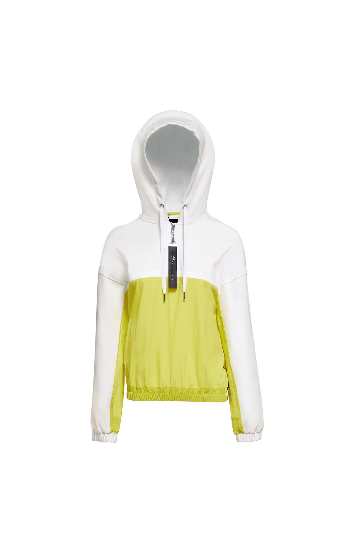Moose Knuckles  Ataris ladies hoodie white and yellow from Bicester Village