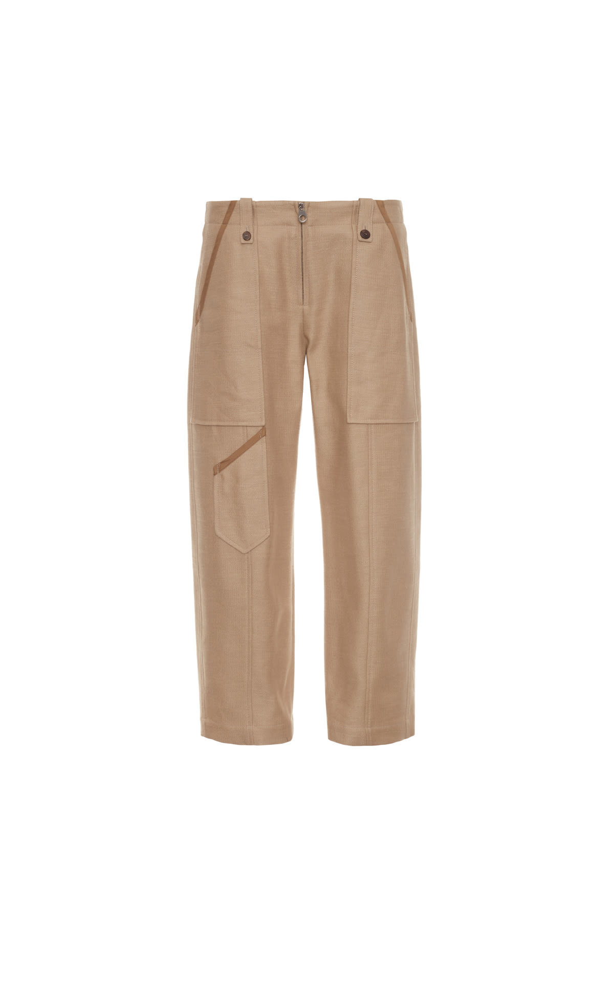 Chloé Foggy khaki trousers from Bicester Village