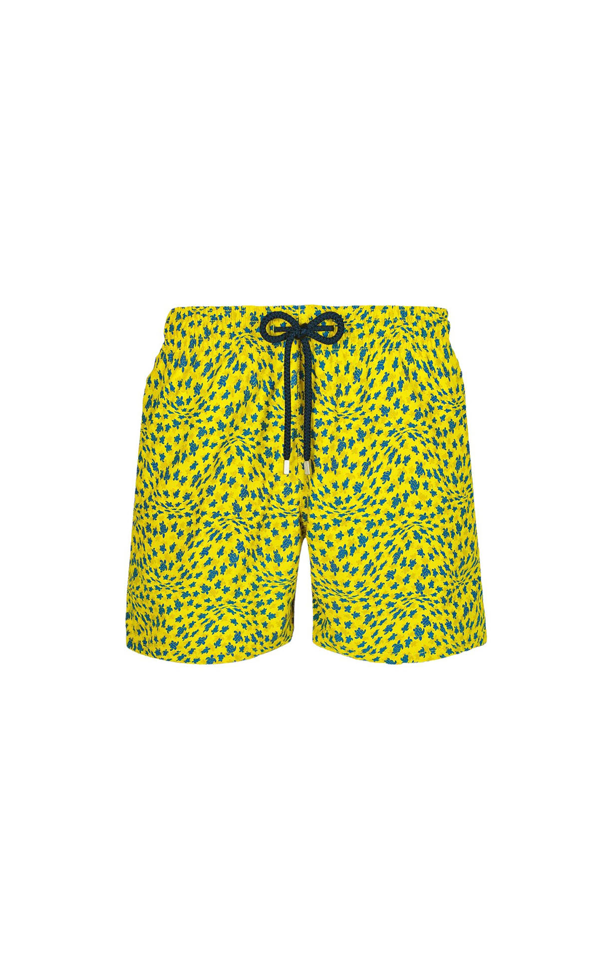 Men's swimsuit with yellow pattern