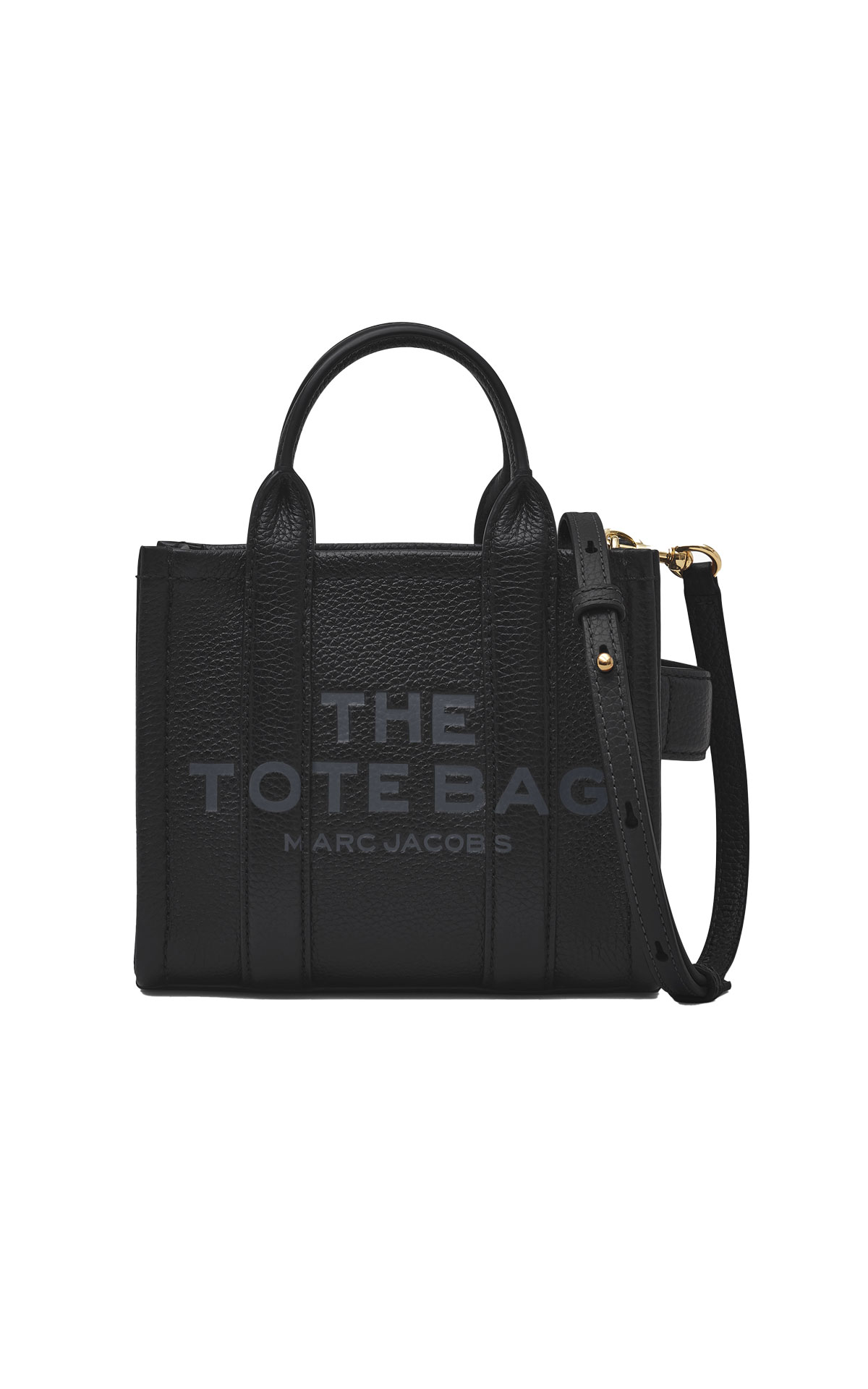 Marc Jacobs The leather crossbody tote bag in black from Bicester Village