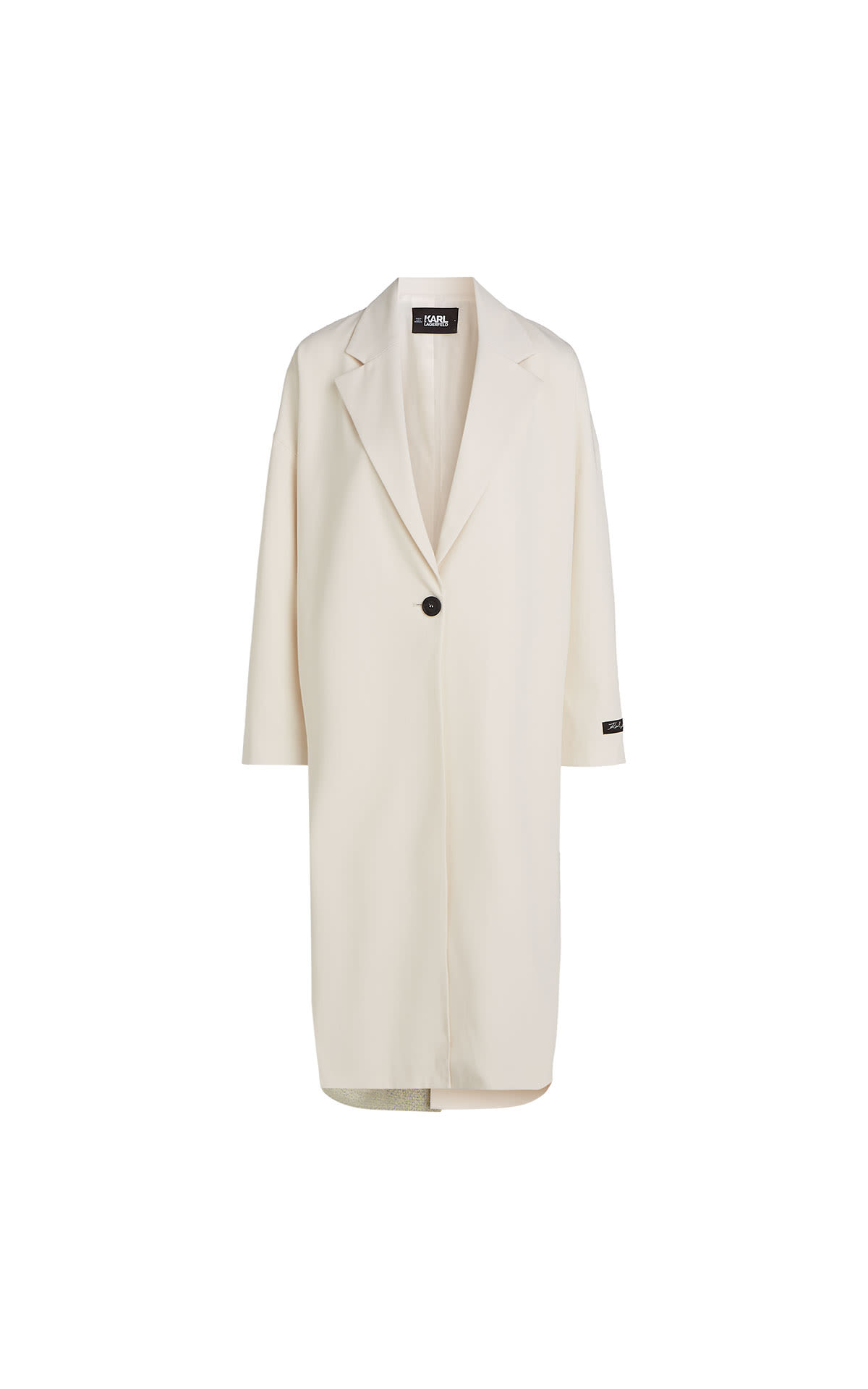 KARL LAGERFELD Boucle tonal summer coat  from Bicester Village
