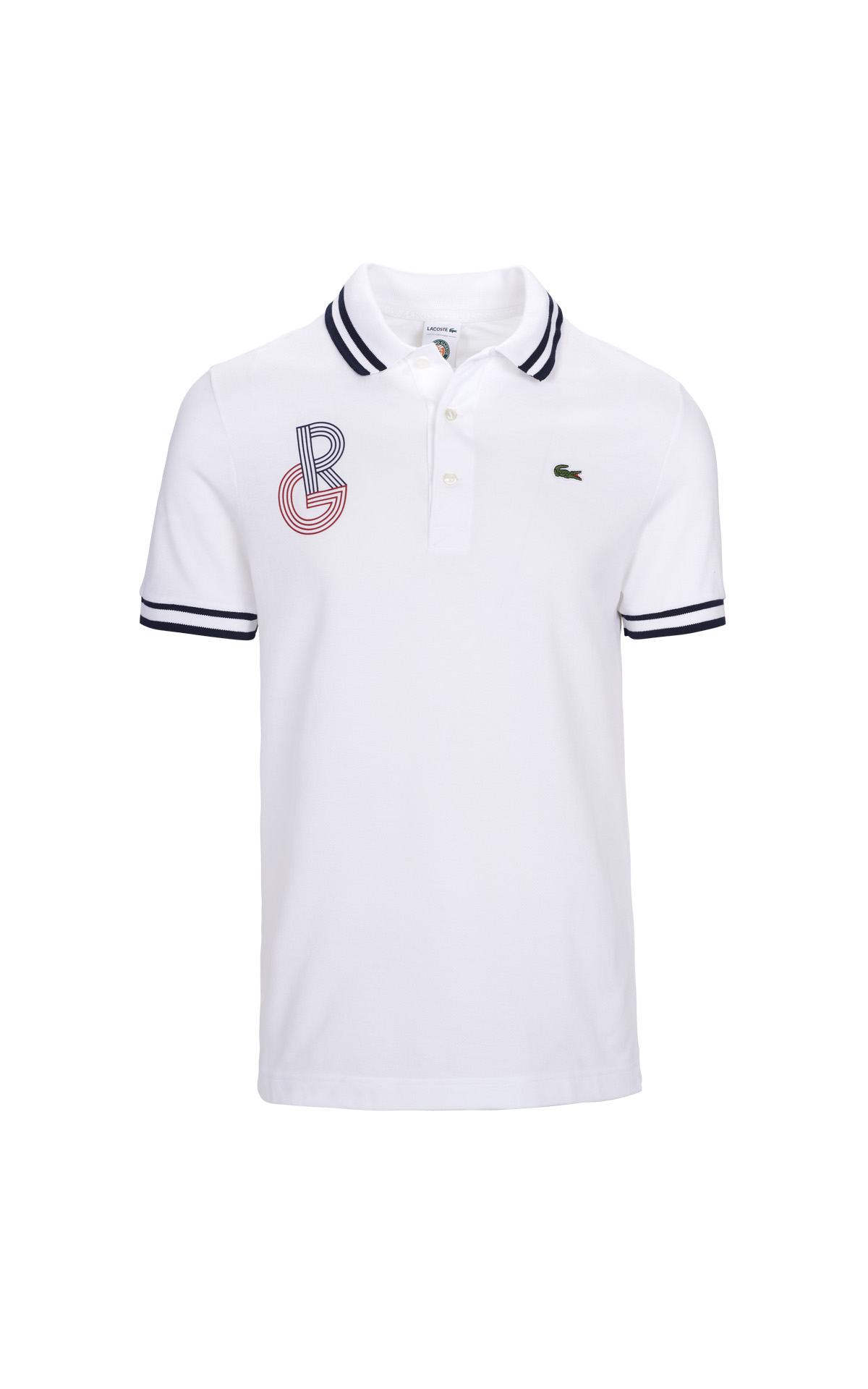 Tricolor tennis polo shirt acoste