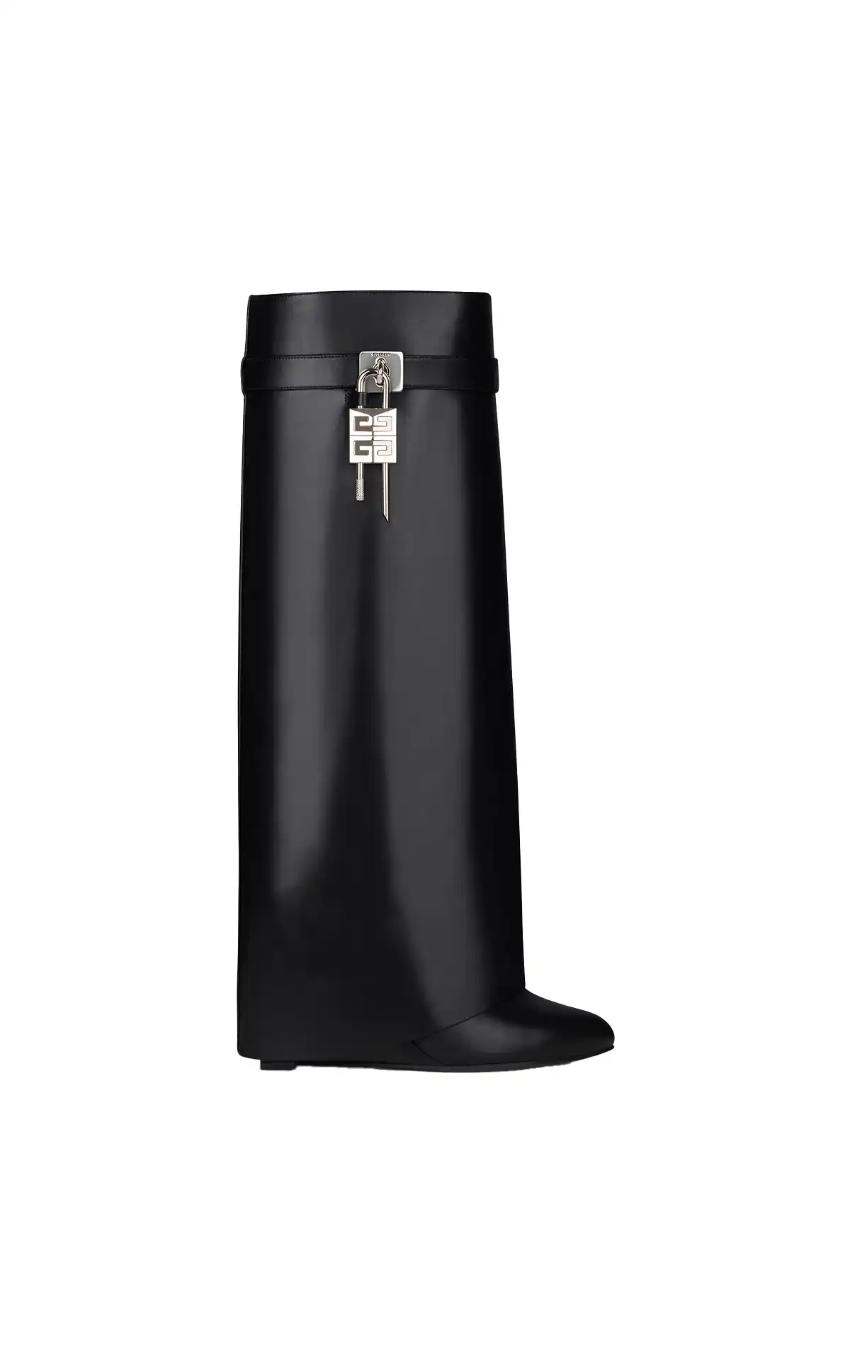 Givenchy Bottes hautes Shark Lock noires La Vallée Village