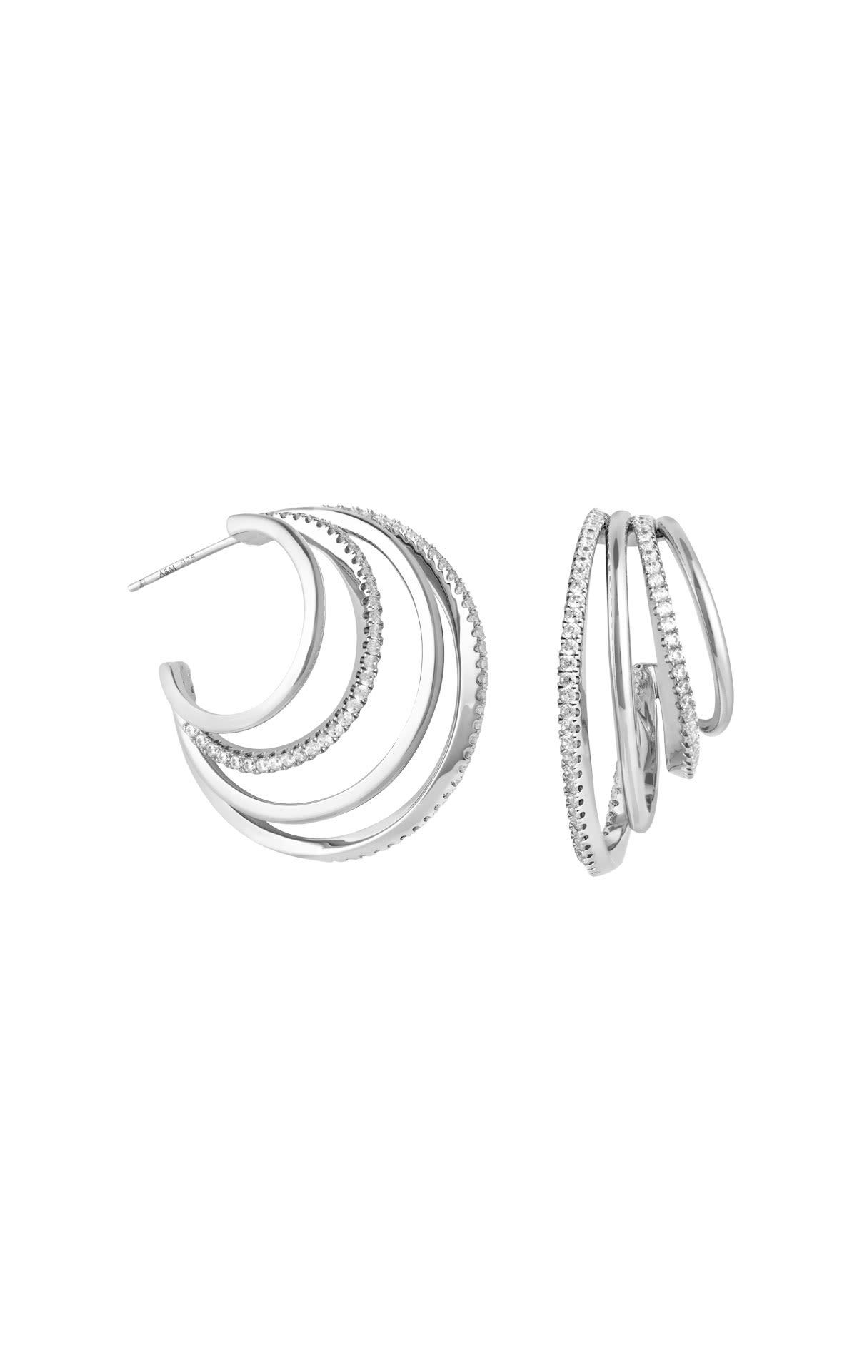 Astrid & Miyu Orbit crystal hoops from Bicester Village